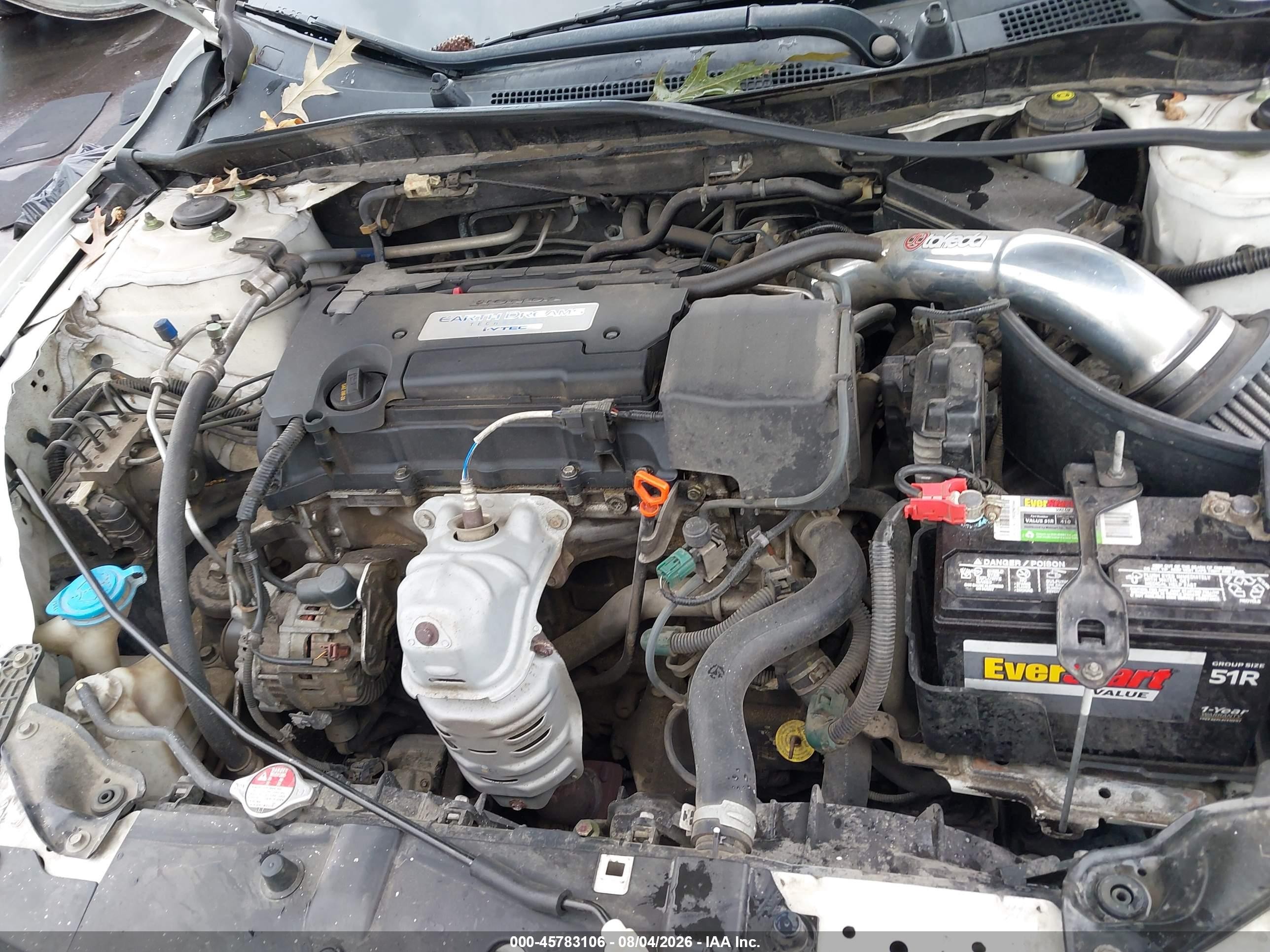 2015 Honda Accord Lx Белый vin: 1HGCR2F34FA248711