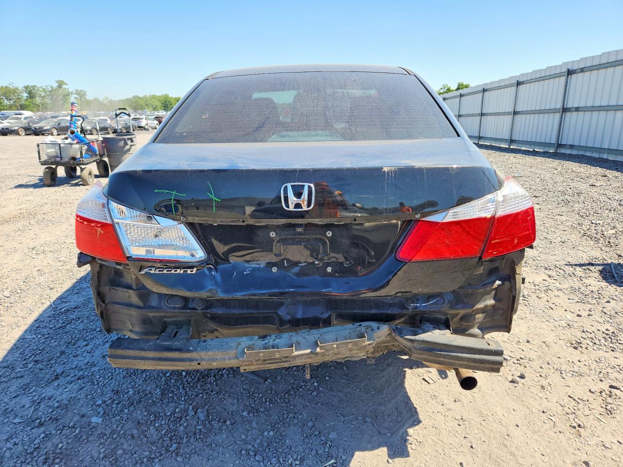 2015 Honda Accord Lx Black vin: 1HGCR2F34FA249017