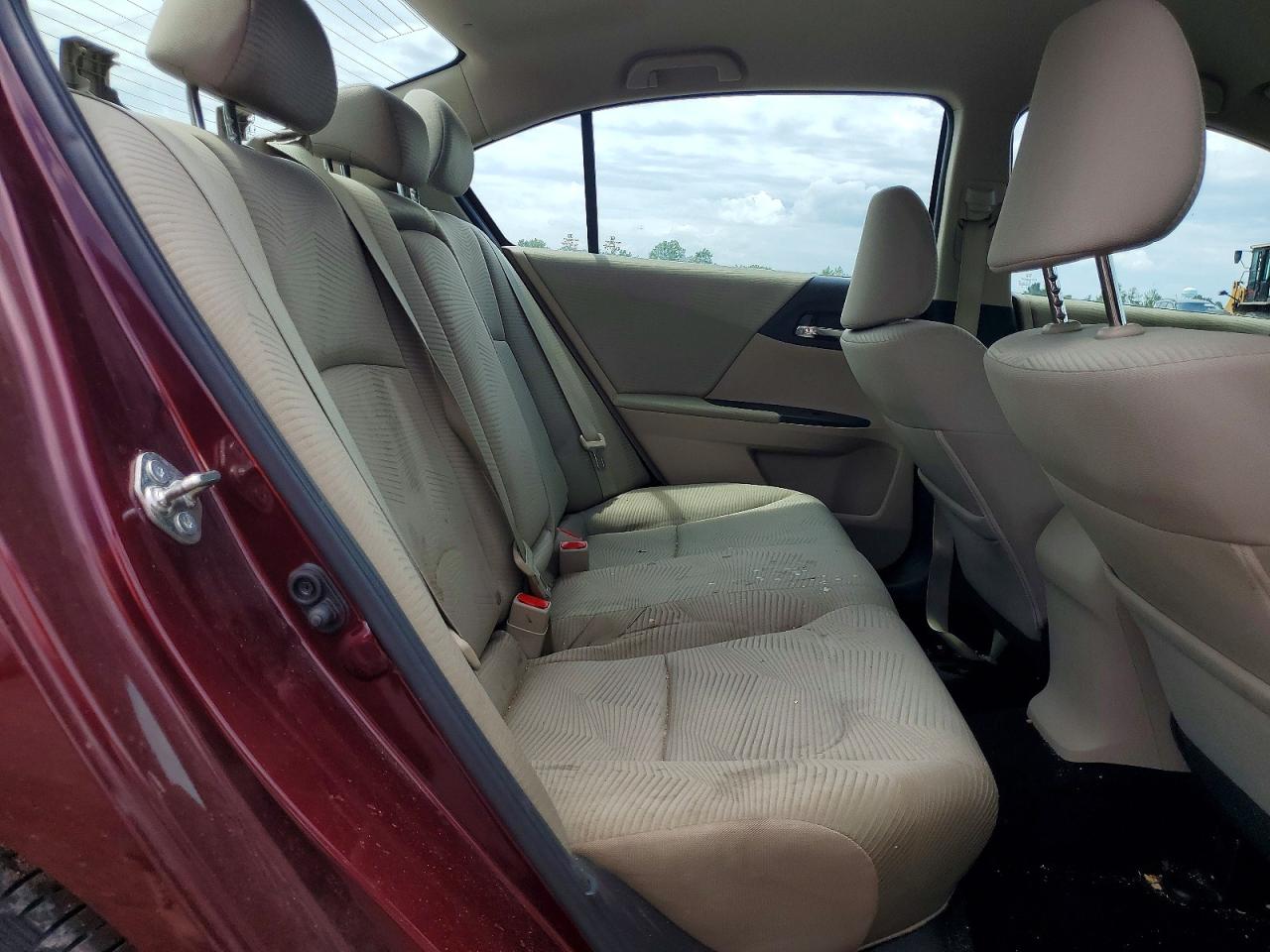 2016 Honda Accord Lx Burgundy vin: 1HGCR2F34GA075337
