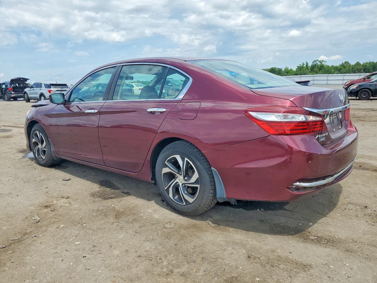 2016 Honda Accord Lx Burgundy vin: 1HGCR2F34GA075337