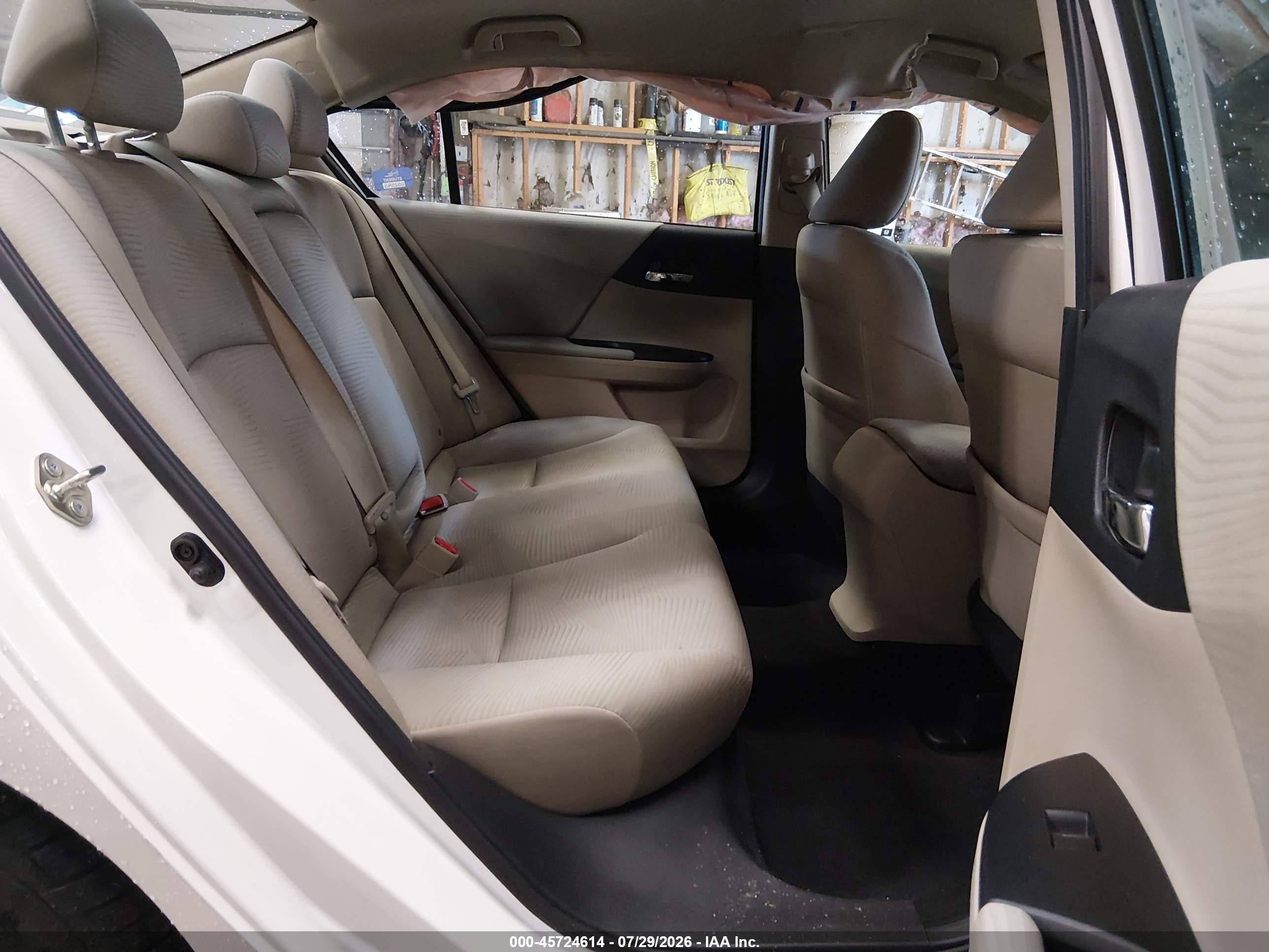 2017 Honda Accord Lx Белый vin: 1HGCR2F34HA080989