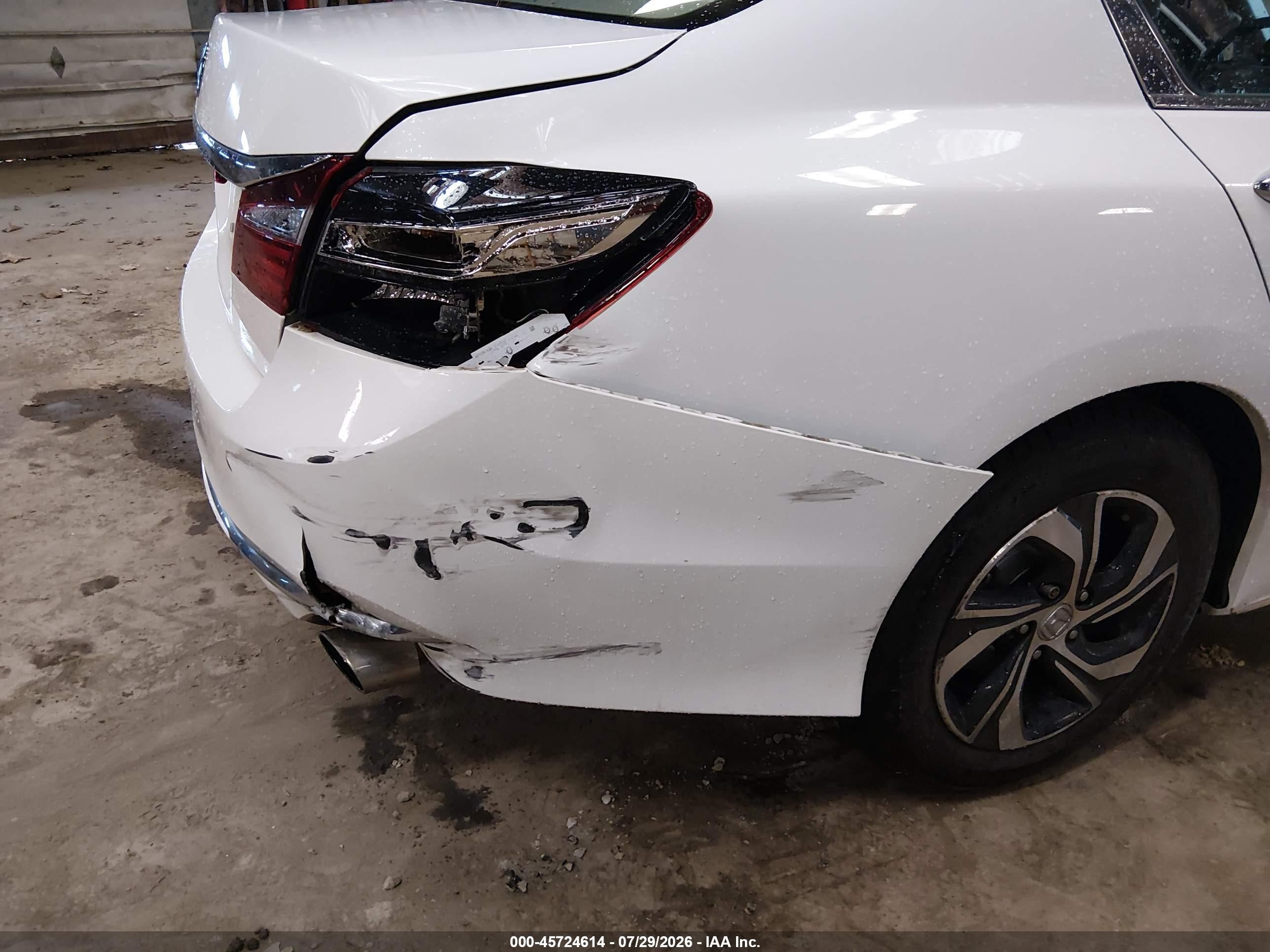 2017 Honda Accord Lx Белый vin: 1HGCR2F34HA080989