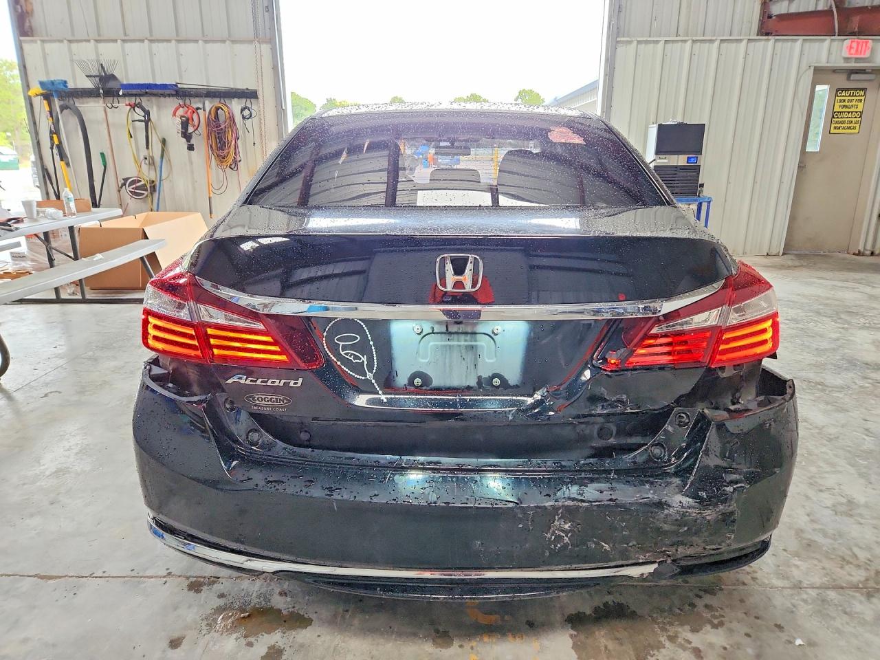 2017 Honda Accord Lx Black vin: 1HGCR2F34HA237999