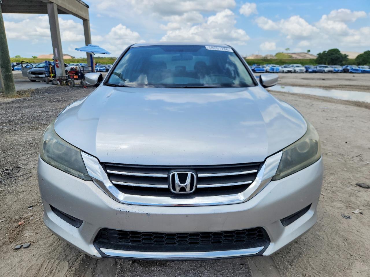 2013 Honda Accord Lx Silver vin: 1HGCR2F35DA031214