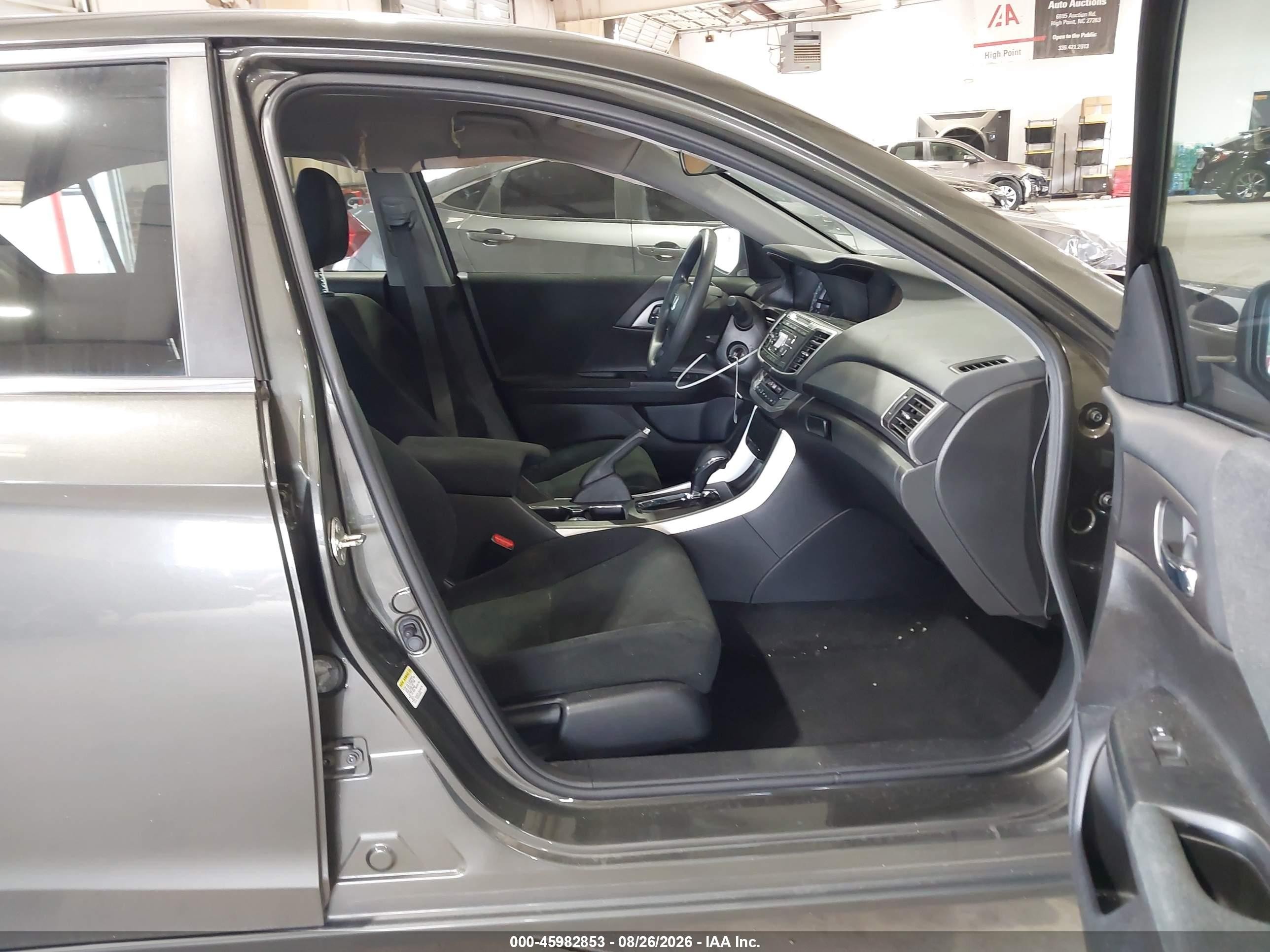 2013 Honda Accord Lx Gray vin: 1HGCR2F35DA031956