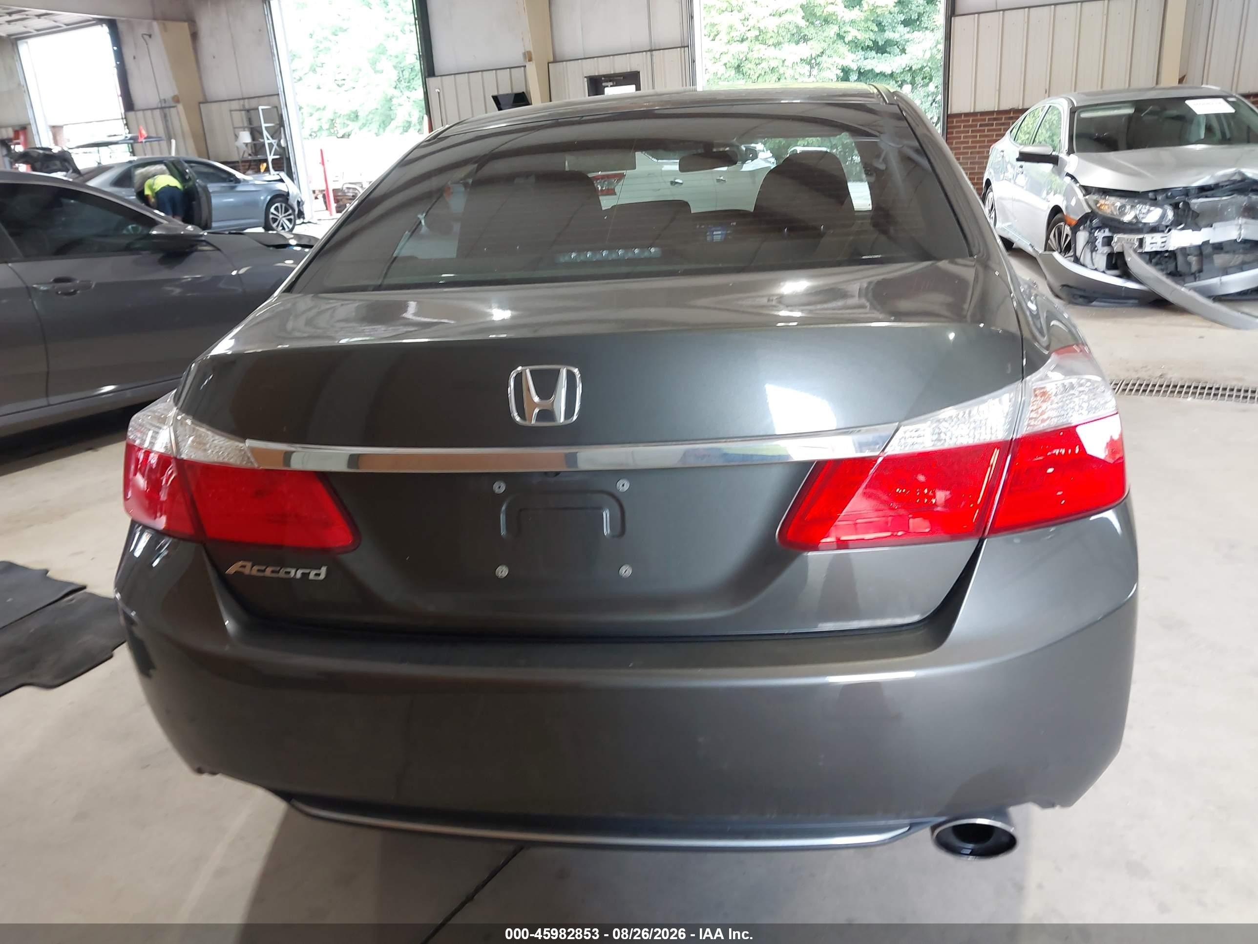 2013 Honda Accord Lx Gray vin: 1HGCR2F35DA031956