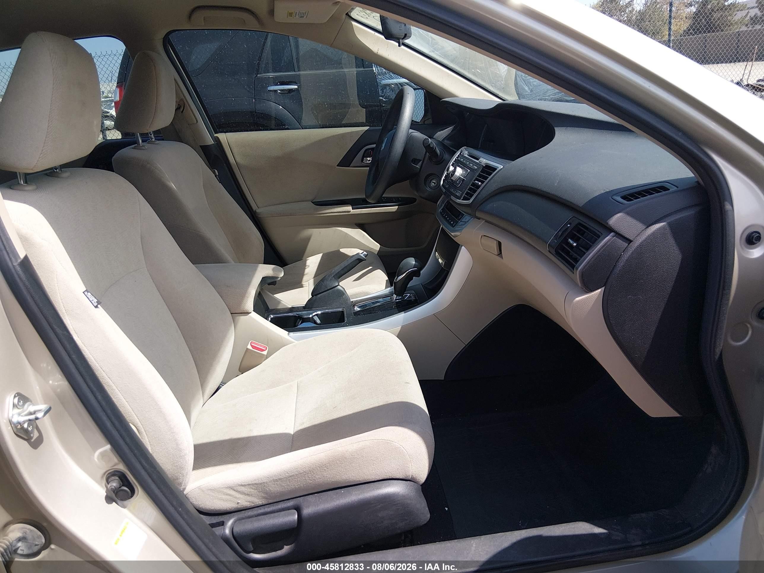 2013 Honda Accord Lx Champagne vin: 1HGCR2F35DA041290