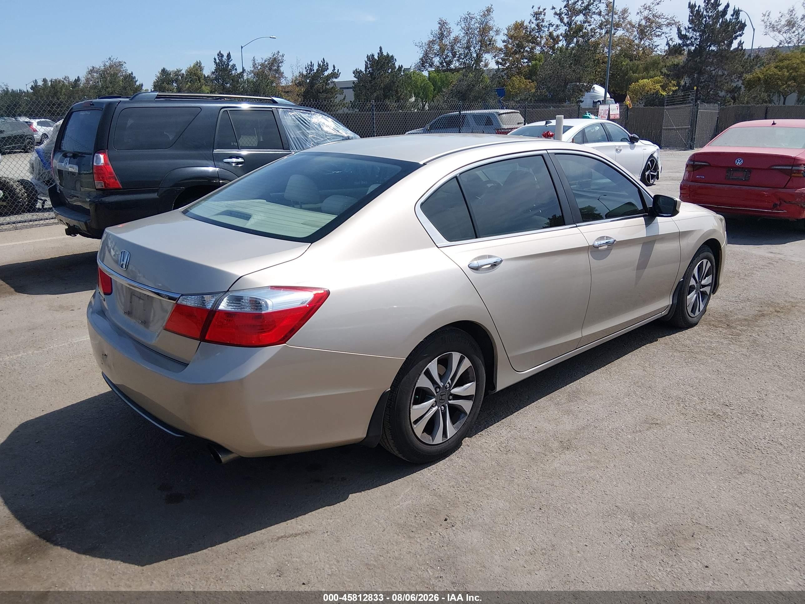 2013 Honda Accord Lx Champagne vin: 1HGCR2F35DA041290