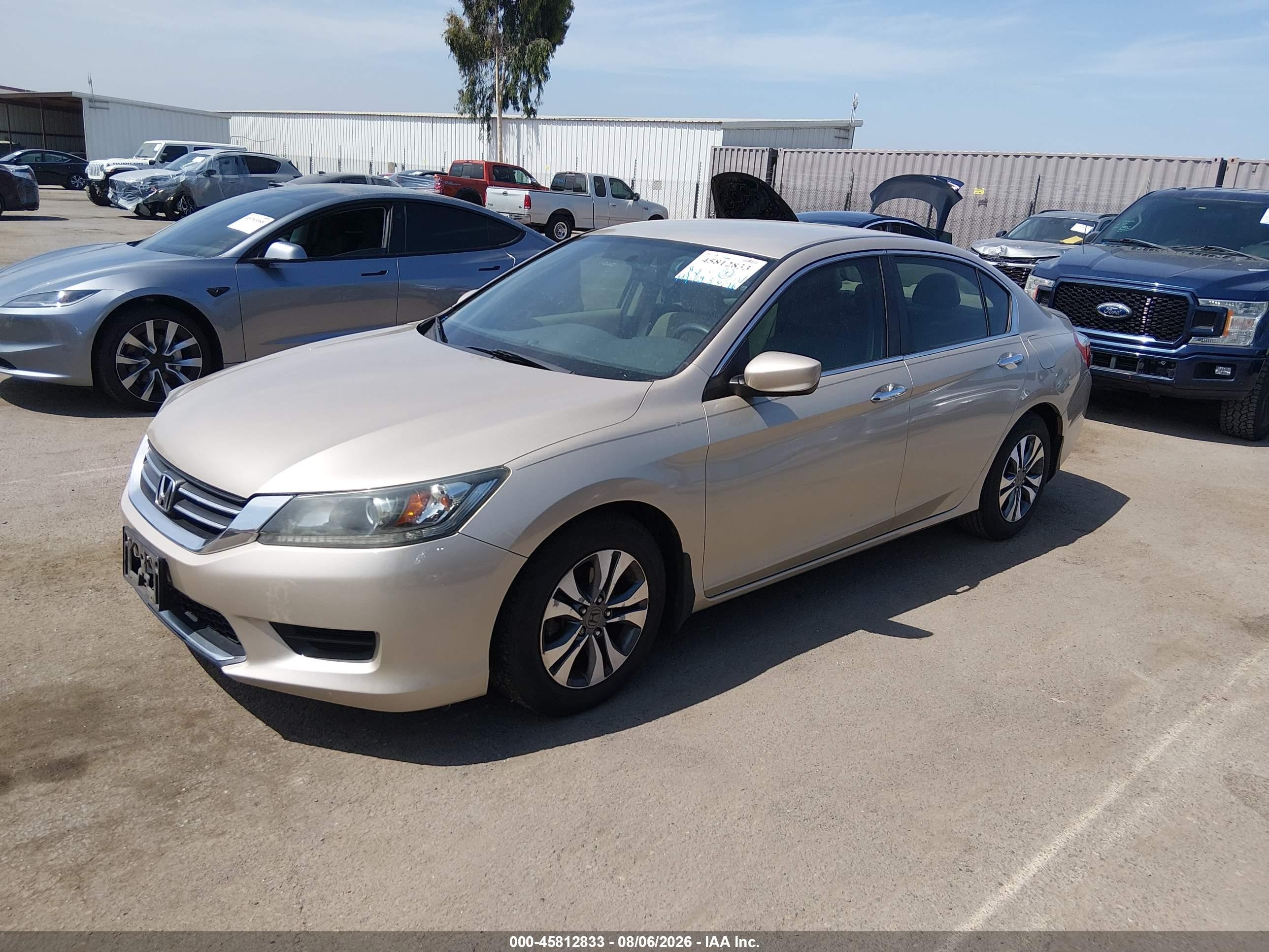 2013 Honda Accord Lx Champagne vin: 1HGCR2F35DA041290