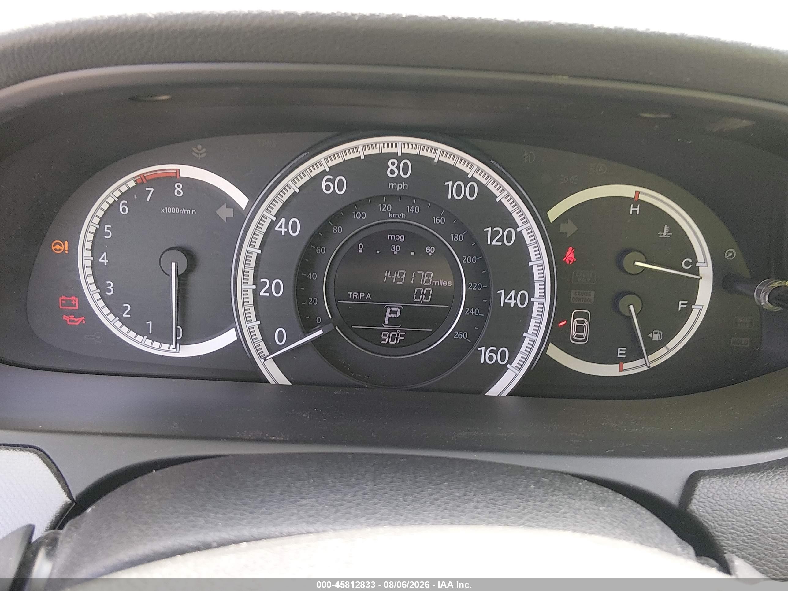 2013 Honda Accord Lx Champagne vin: 1HGCR2F35DA041290