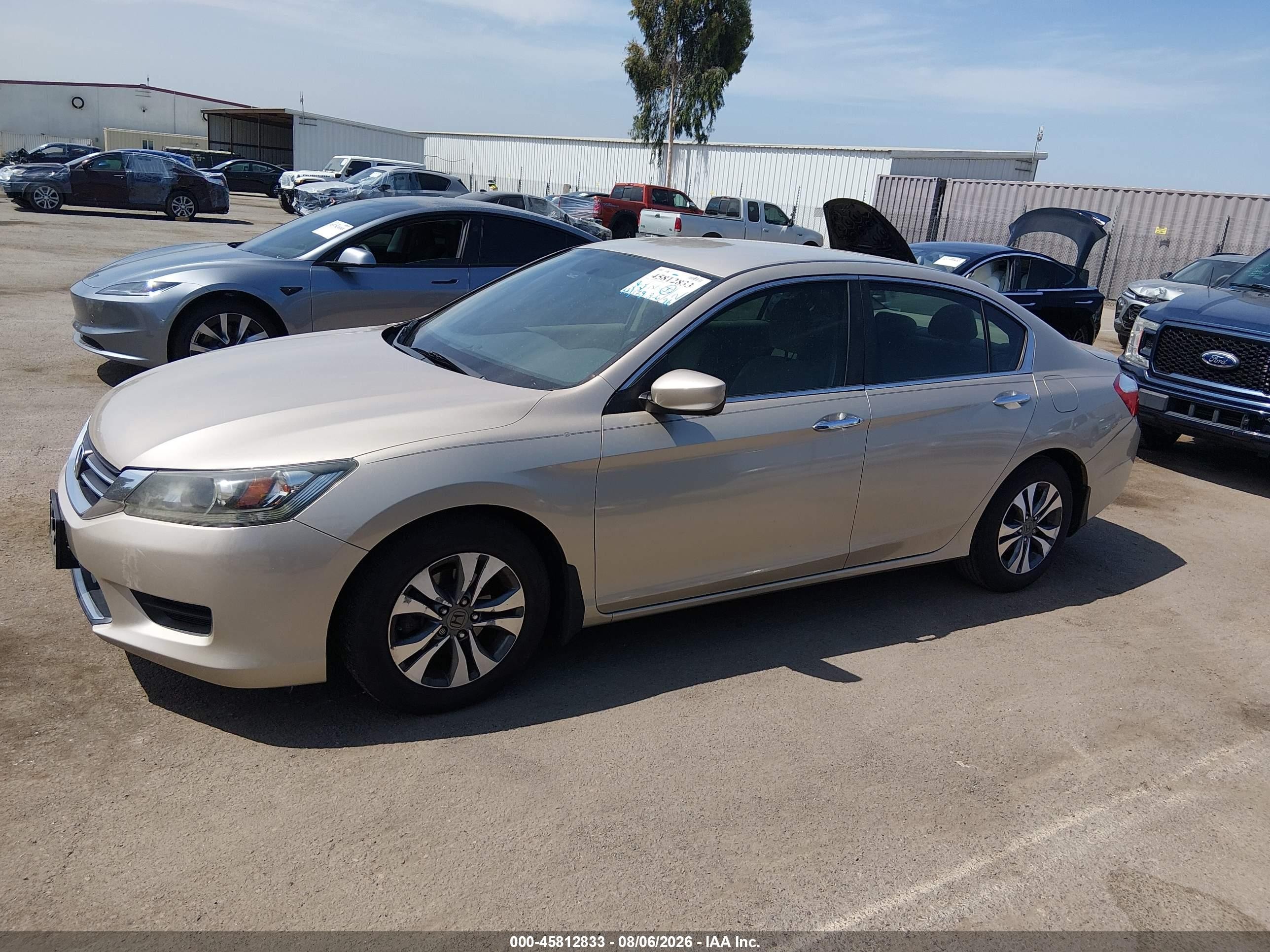 2013 Honda Accord Lx Champagne vin: 1HGCR2F35DA041290