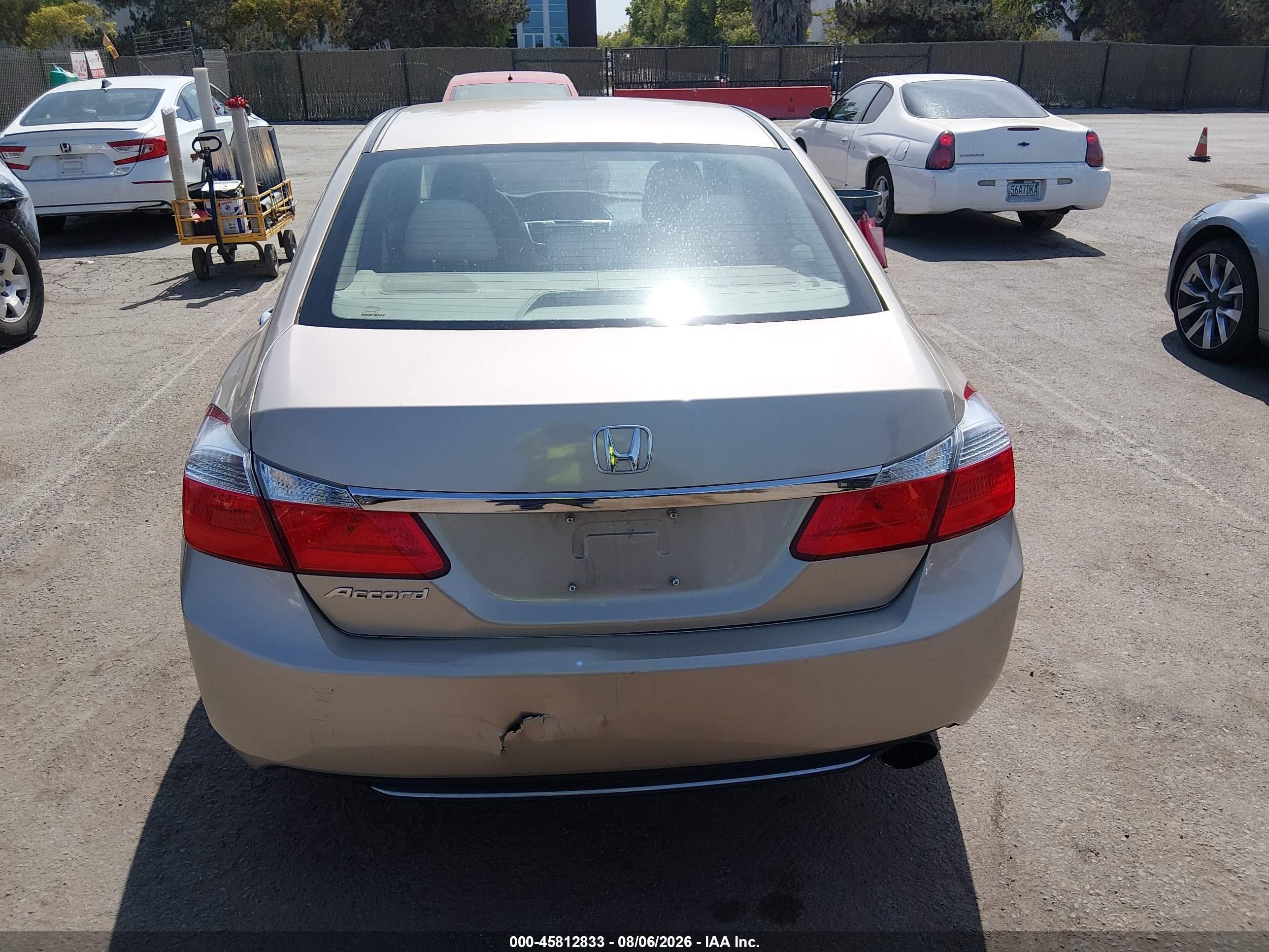 2013 Honda Accord Lx Champagne vin: 1HGCR2F35DA041290