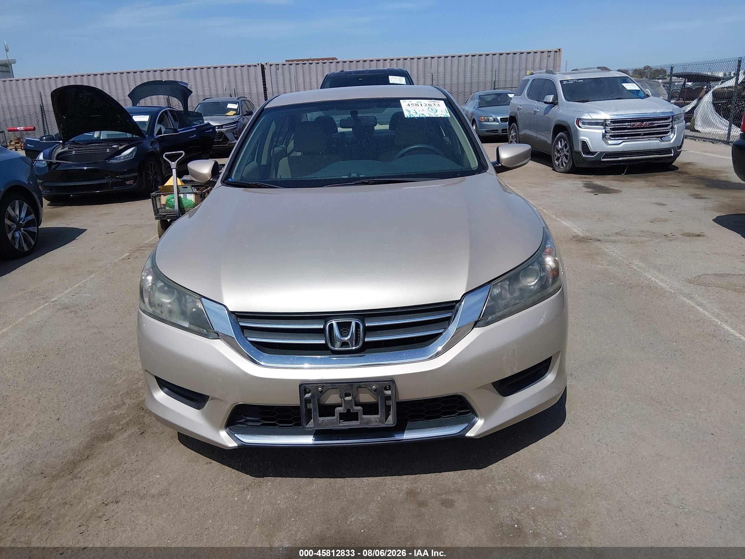 2013 Honda Accord Lx Champagne vin: 1HGCR2F35DA041290