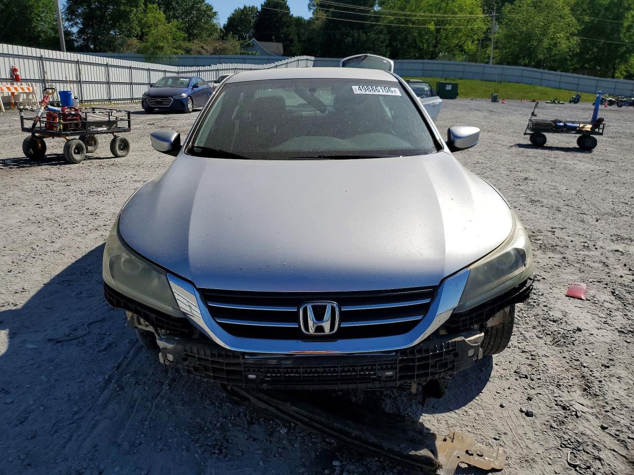 2013 Honda Accord Lx Silver vin: 1HGCR2F35DA054301