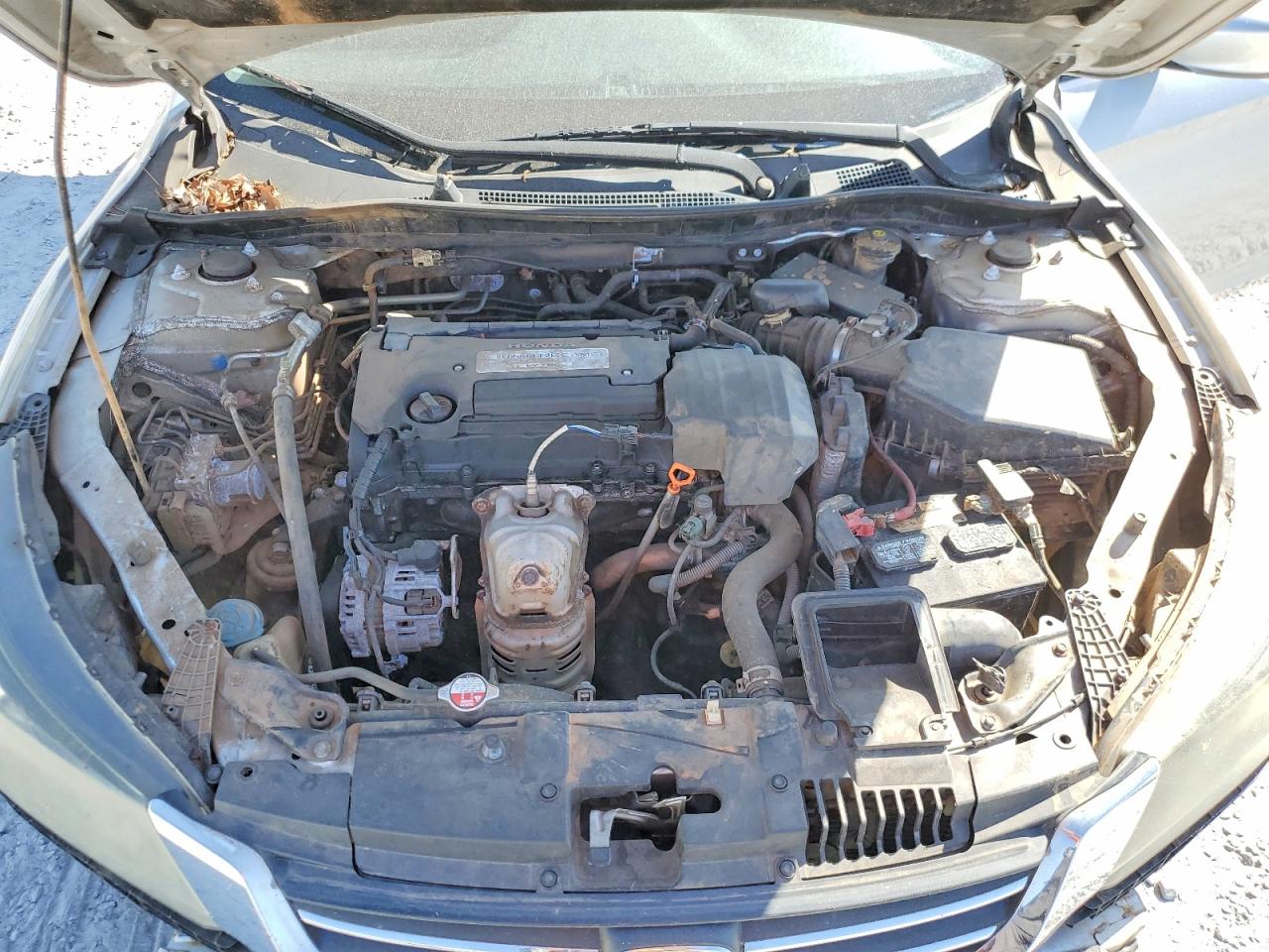 2013 Honda Accord Lx Silver vin: 1HGCR2F35DA054301
