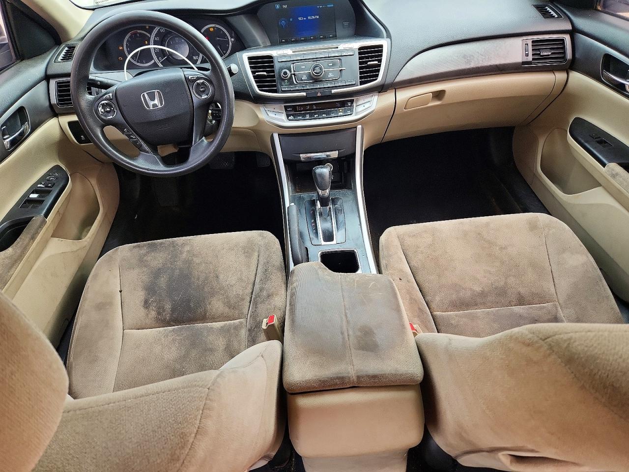 2013 Honda Accord Lx White vin: 1HGCR2F35DA076038
