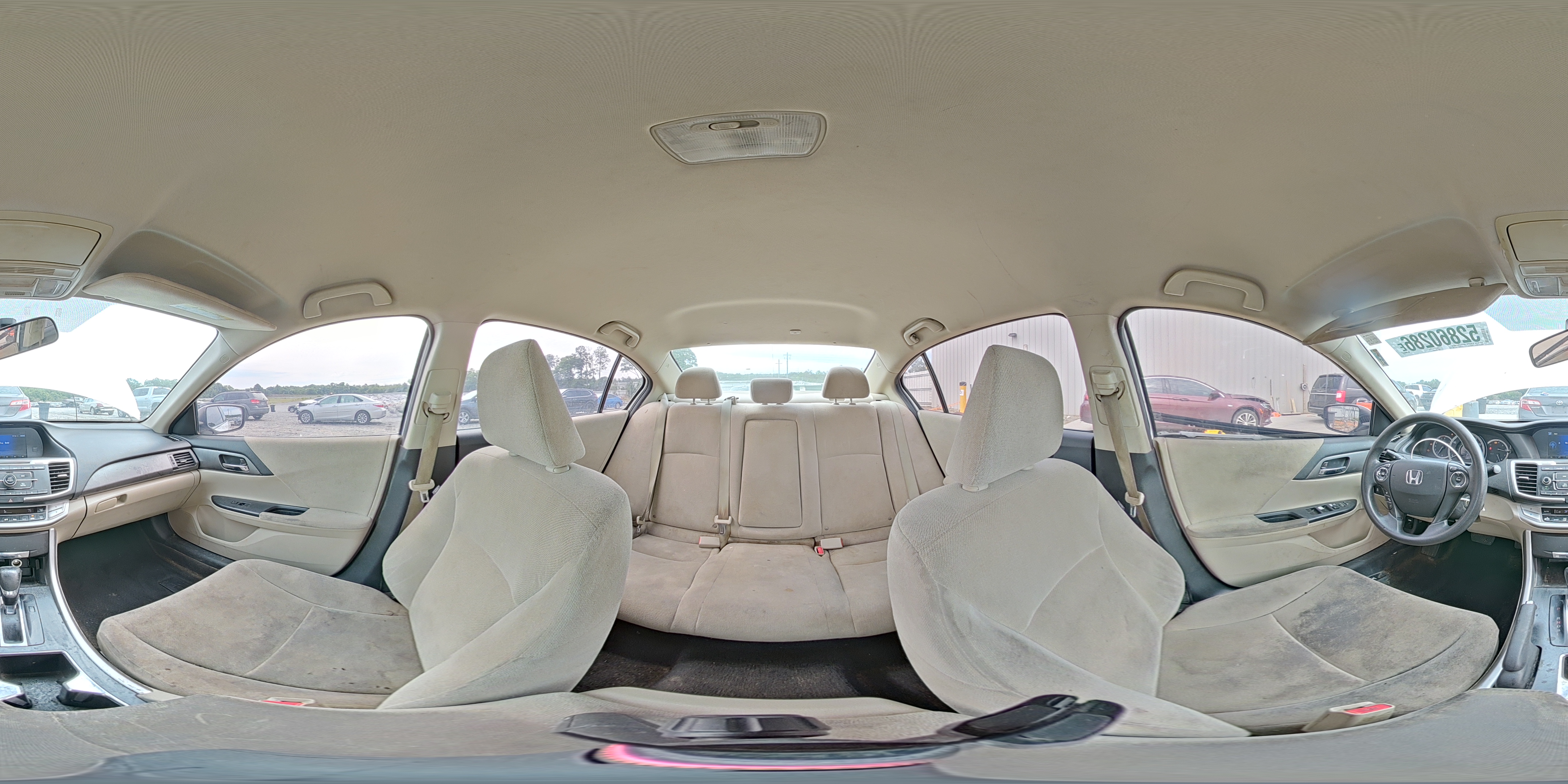 2013 Honda Accord Lx White vin: 1HGCR2F35DA076038