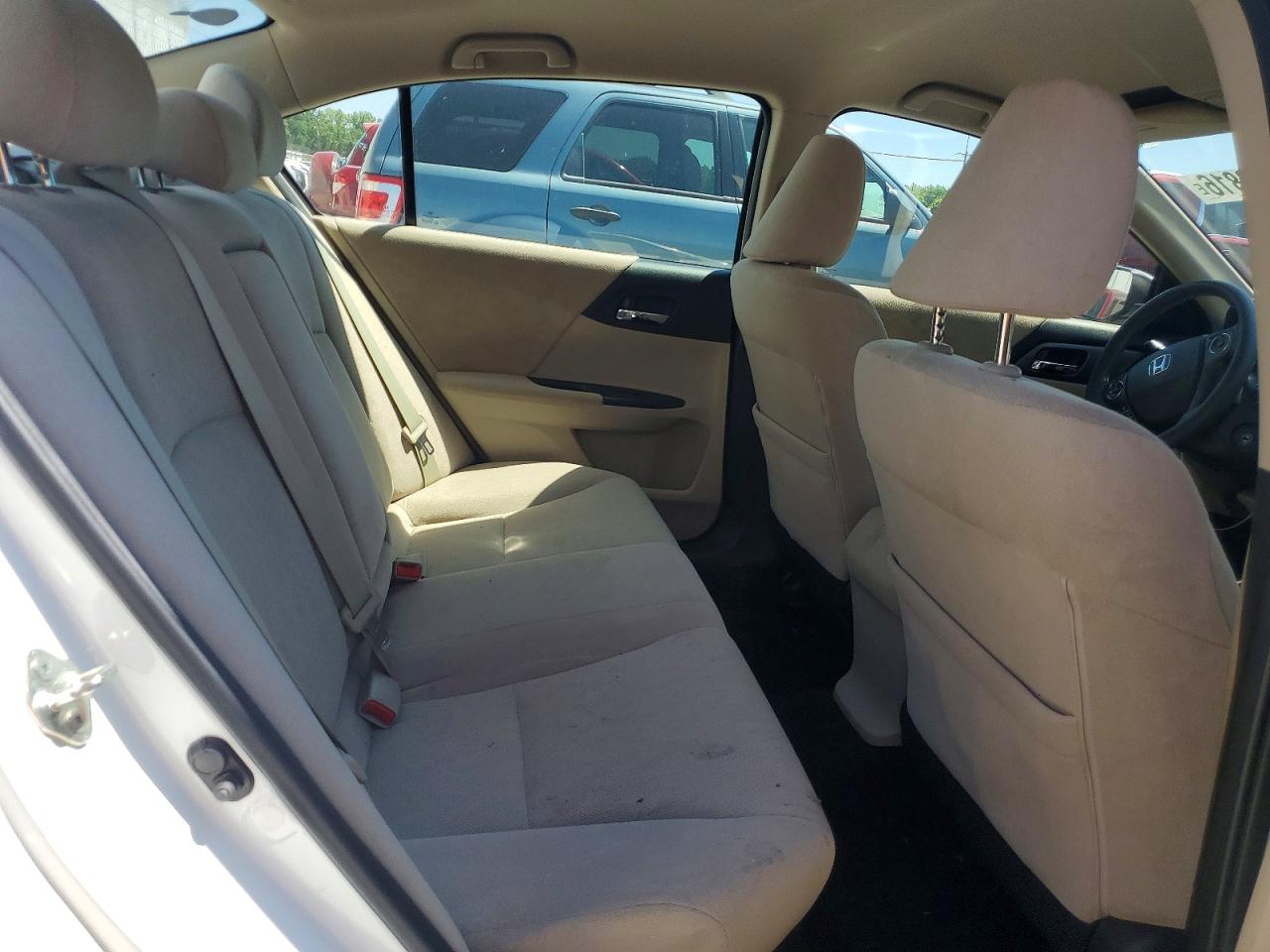 2013 Honda Accord Lx White vin: 1HGCR2F35DA087346