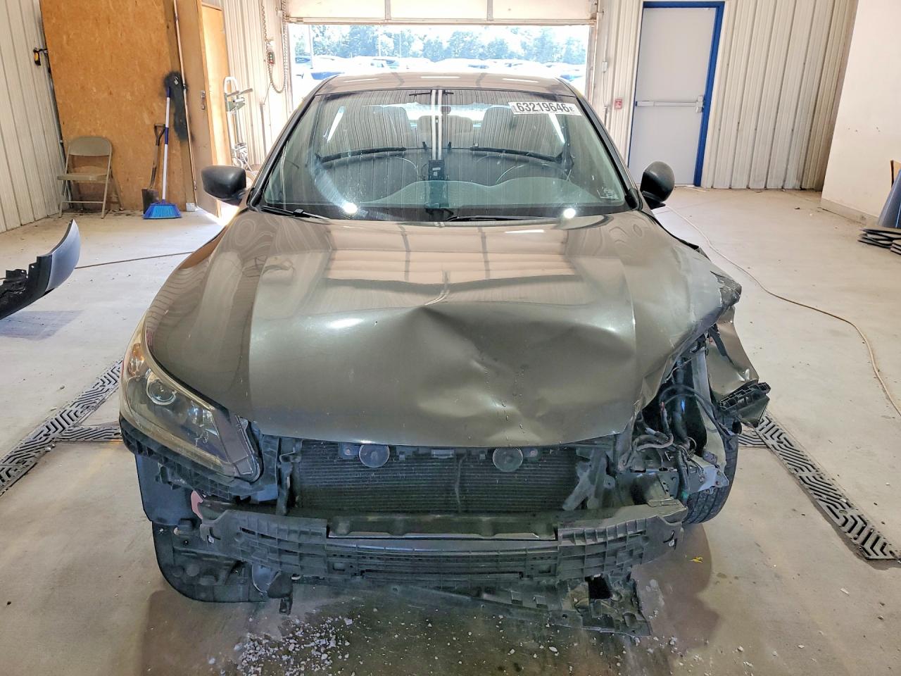 2013 Honda Accord Lx Gray vin: 1HGCR2F35DA088562