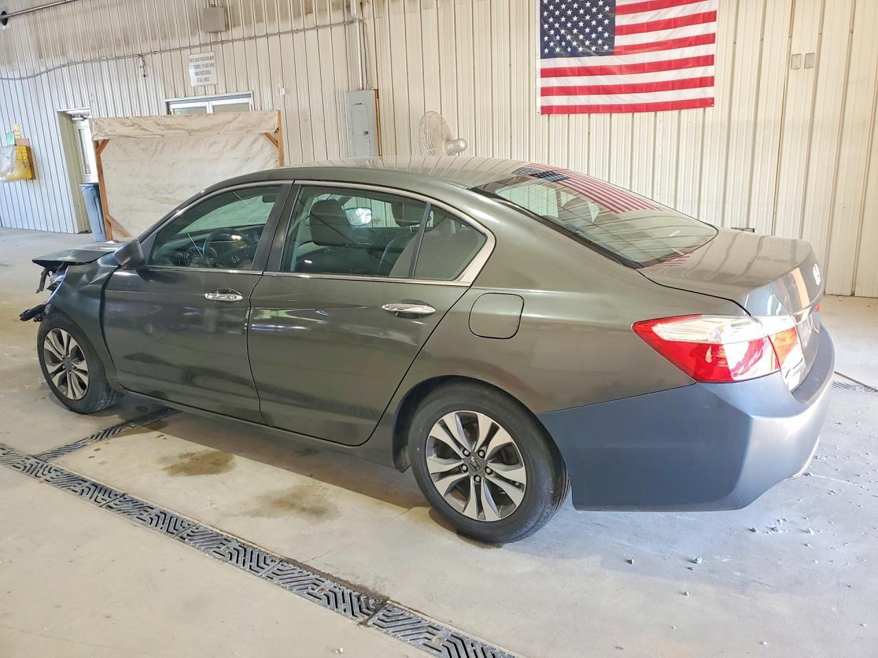 2013 Honda Accord Lx Gray vin: 1HGCR2F35DA088562