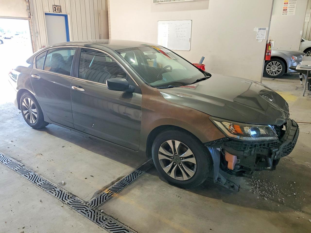 2013 Honda Accord Lx Gray vin: 1HGCR2F35DA088562