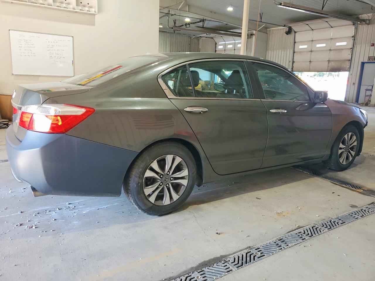 2013 Honda Accord Lx Gray vin: 1HGCR2F35DA088562