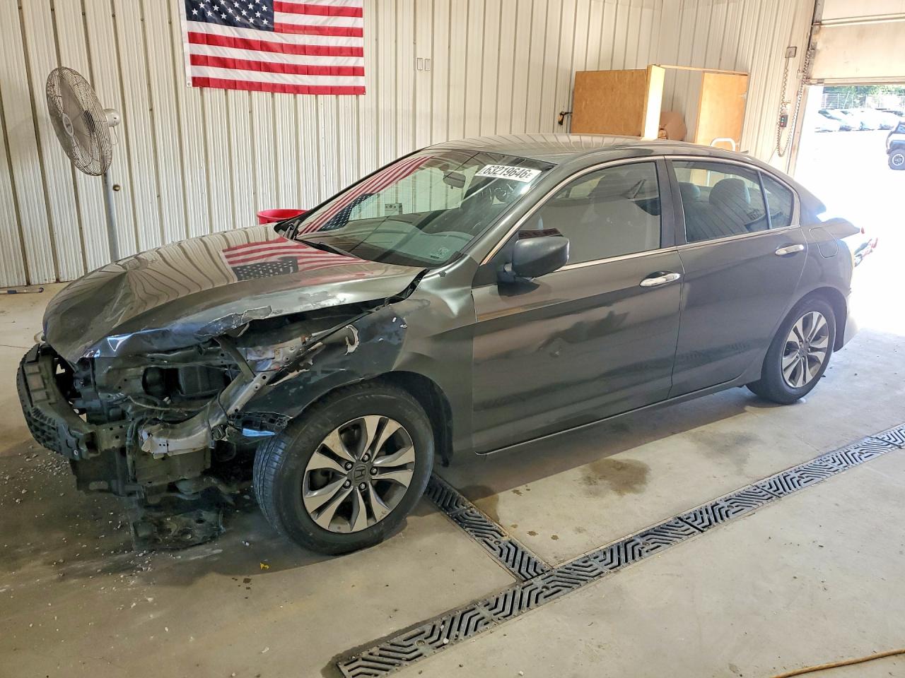 2013 Honda Accord Lx Серый vin: 1HGCR2F35DA088562