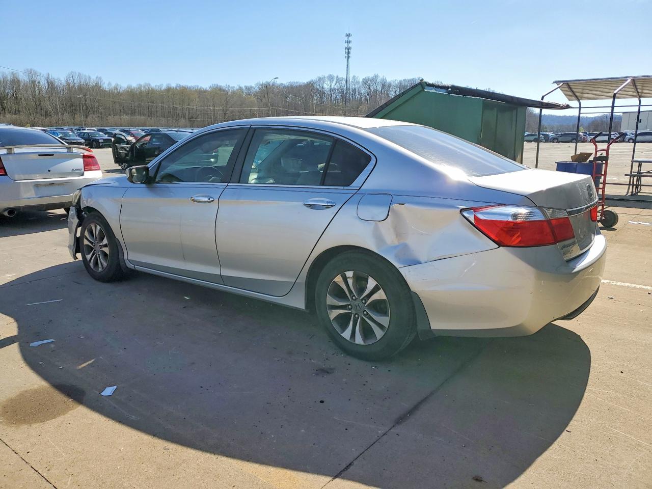 2013 Honda Accord Lx Silver vin: 1HGCR2F35DA139719