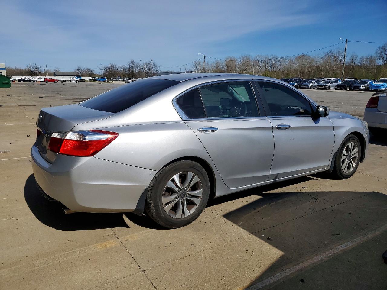 2013 Honda Accord Lx Silver vin: 1HGCR2F35DA139719