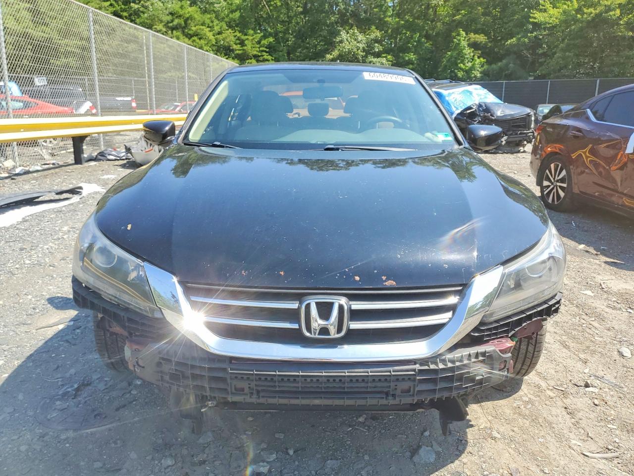 2013 Honda Accord Lx Black vin: 1HGCR2F35DA149540