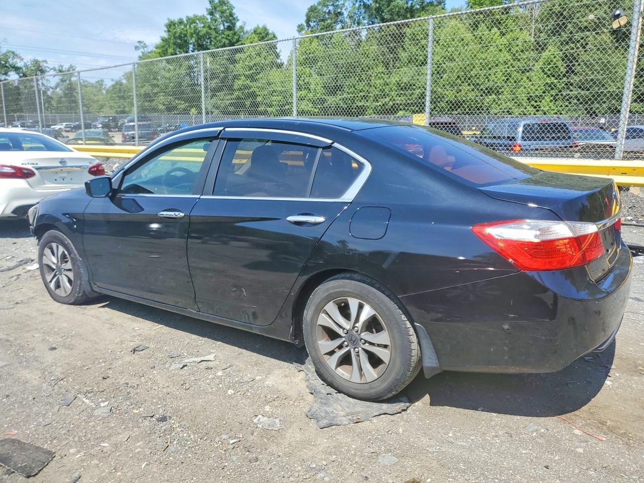 2013 Honda Accord Lx Black vin: 1HGCR2F35DA149540