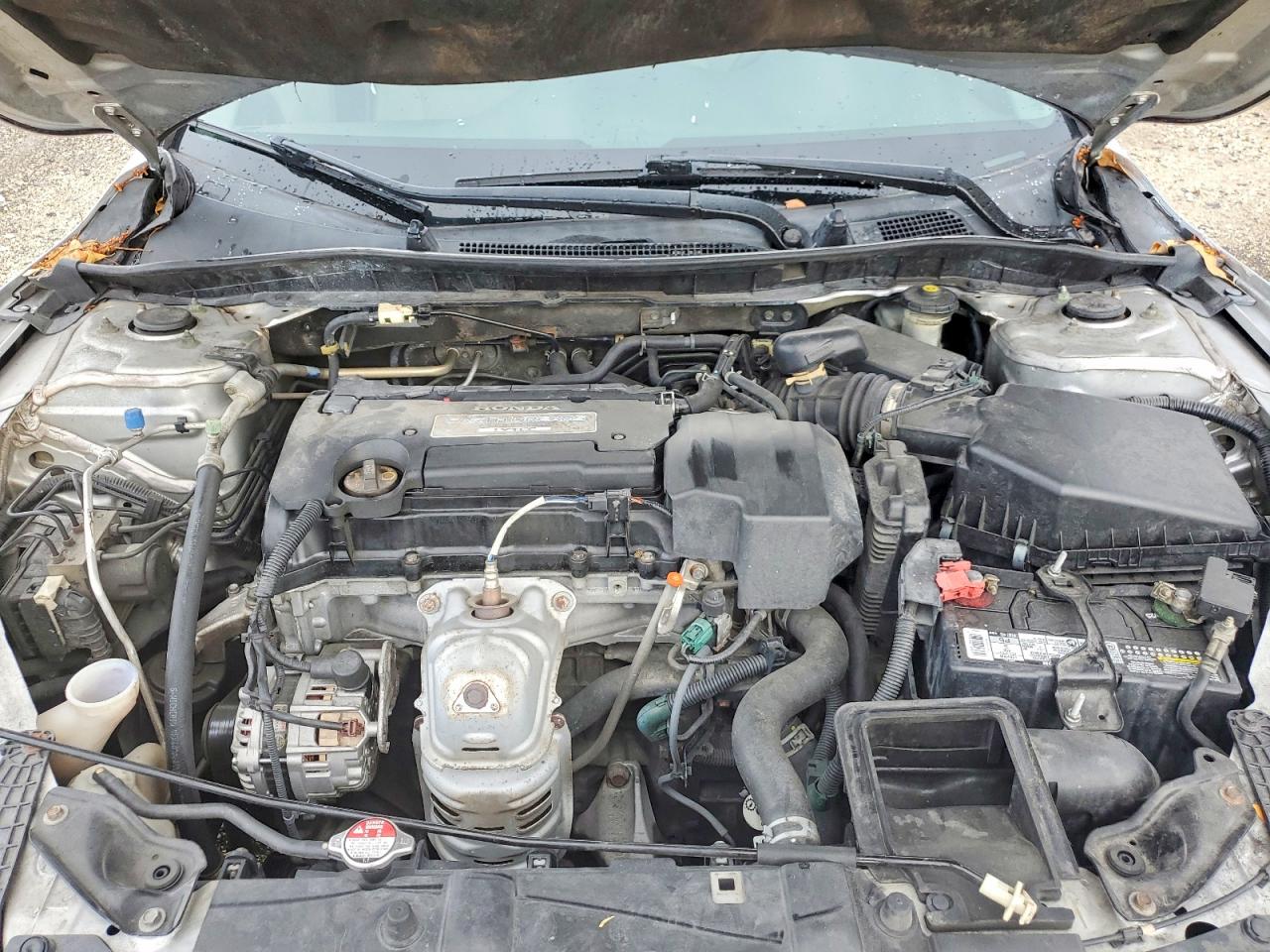 2013 Honda Accord Lx Silver vin: 1HGCR2F35DA166029