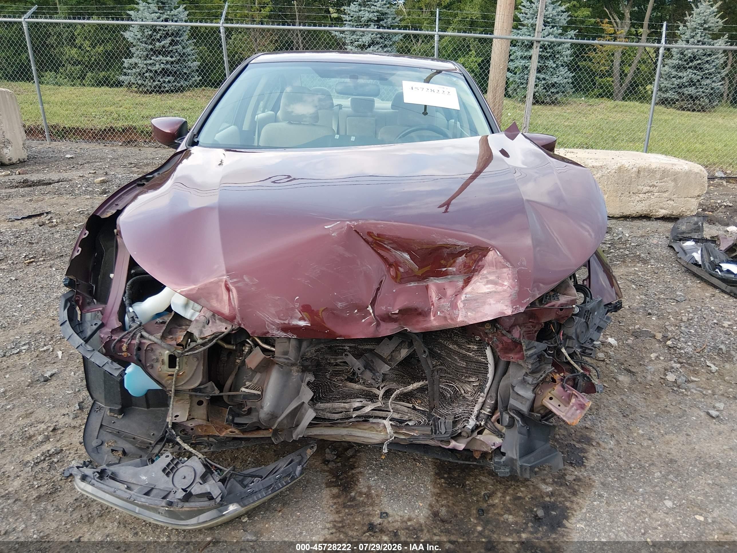 2013 Honda Accord Lx Maroon vin: 1HGCR2F35DA169352