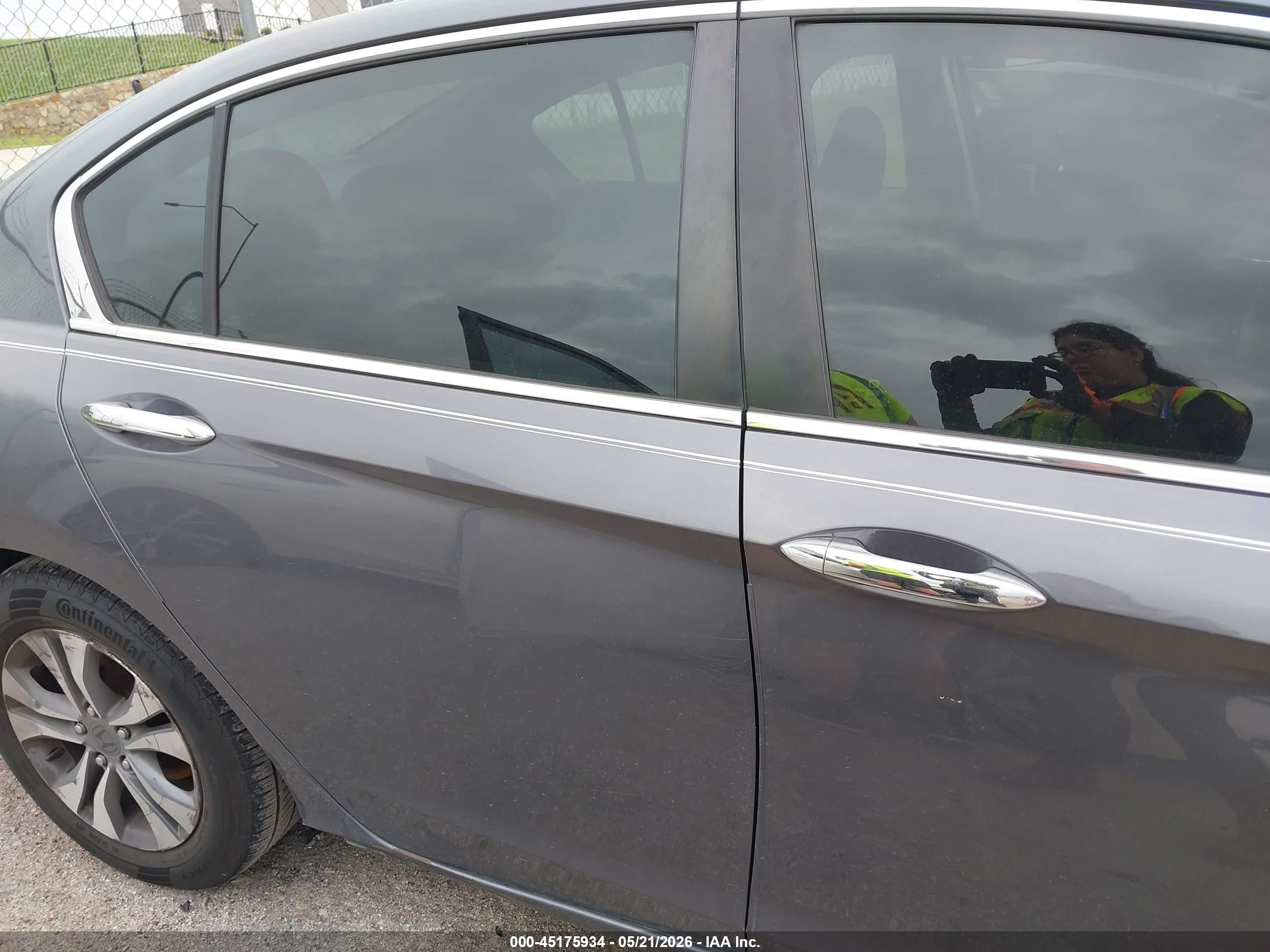 2013 Honda Accord Lx Gray vin: 1HGCR2F35DA170064