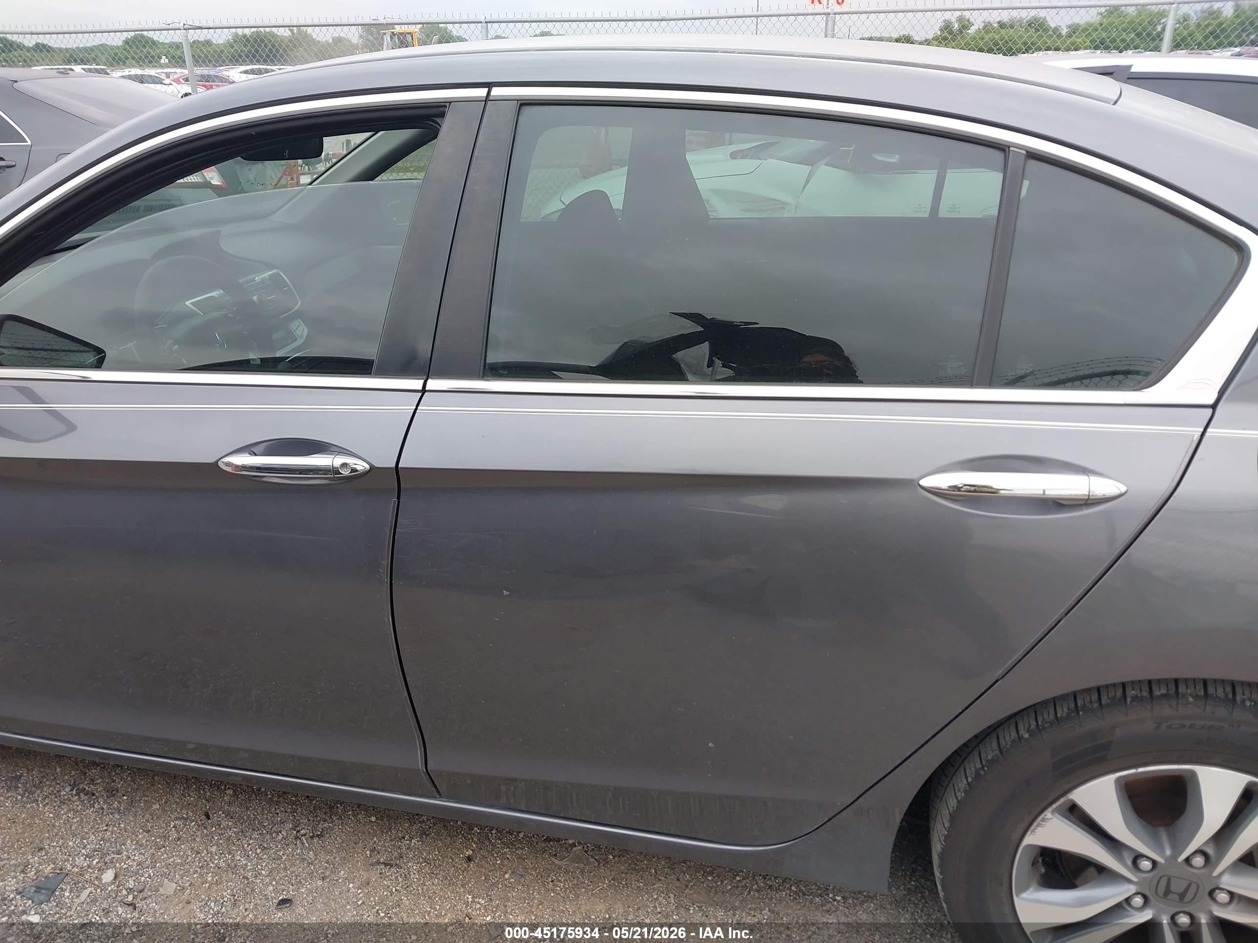 2013 Honda Accord Lx Gray vin: 1HGCR2F35DA170064