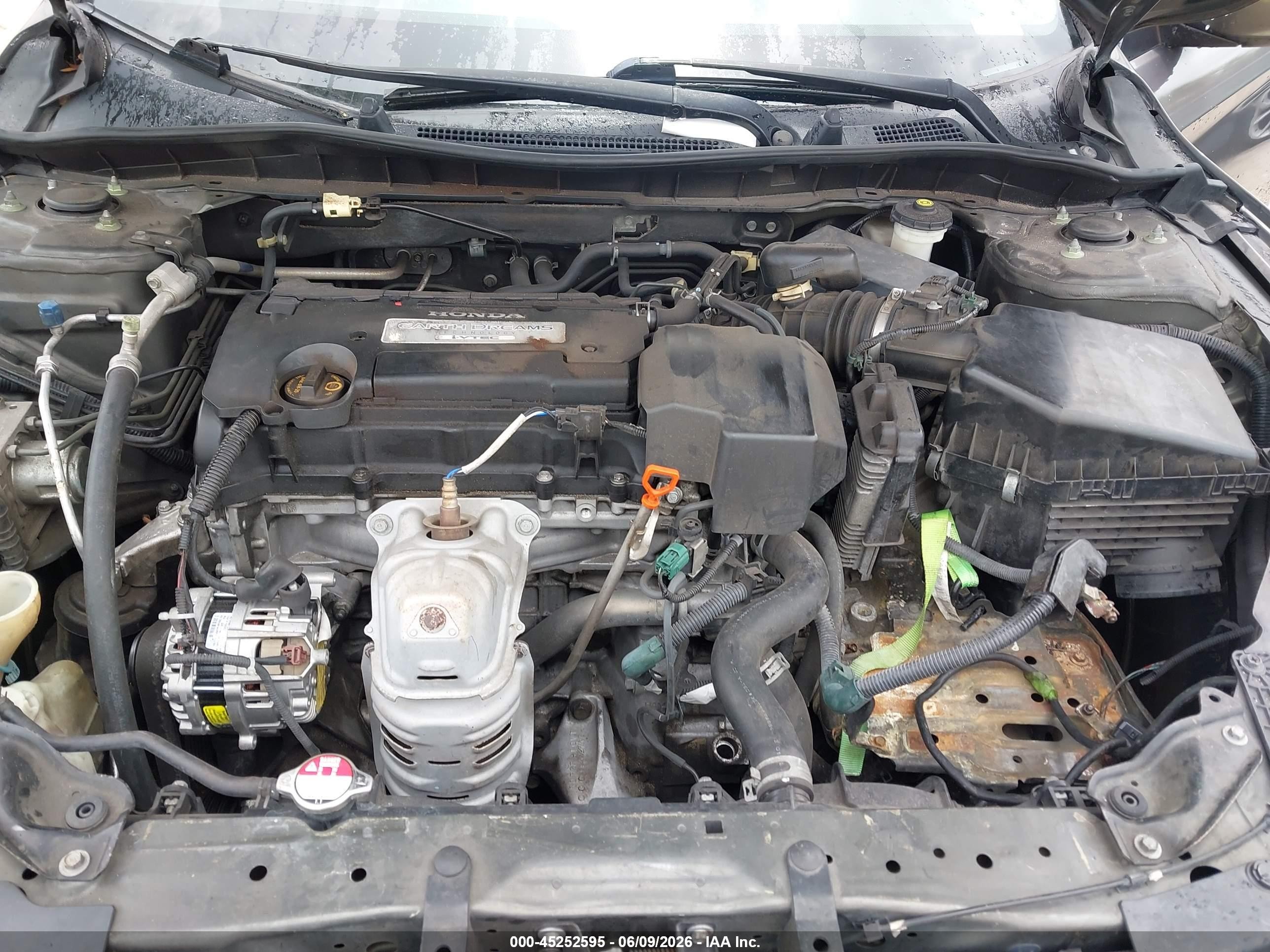 2013 Honda Accord Lx Gray vin: 1HGCR2F35DA171229