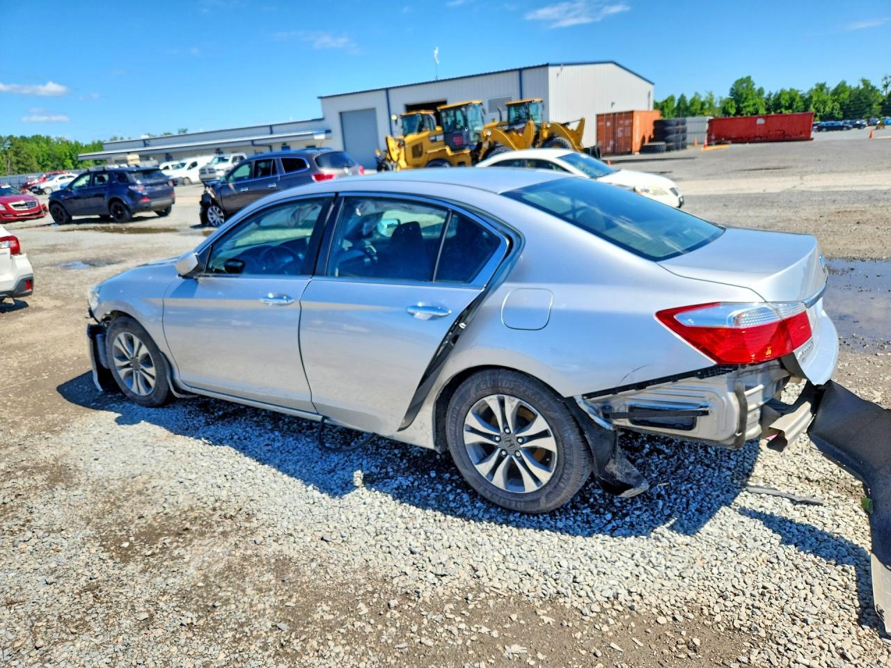 2013 Honda Accord Lx Silver vin: 1HGCR2F35DA187057