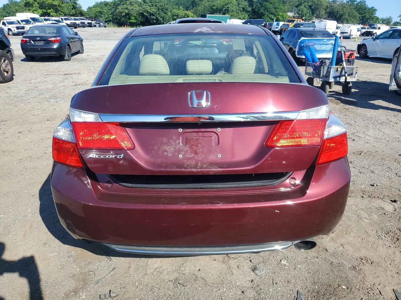 2013 Honda Accord Lx Бордовый vin: 1HGCR2F35DA190413