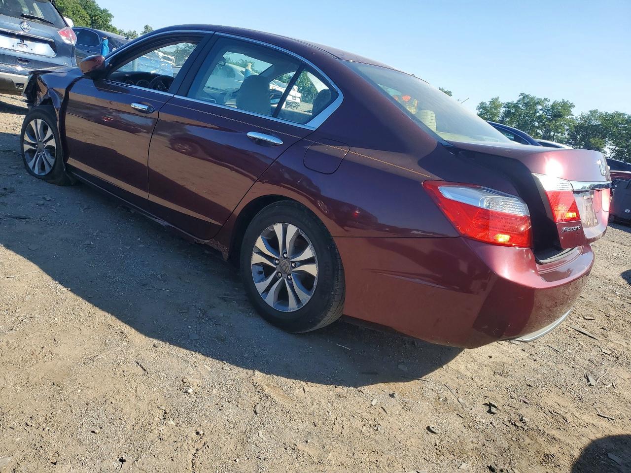 2013 Honda Accord Lx Бордовый vin: 1HGCR2F35DA190413
