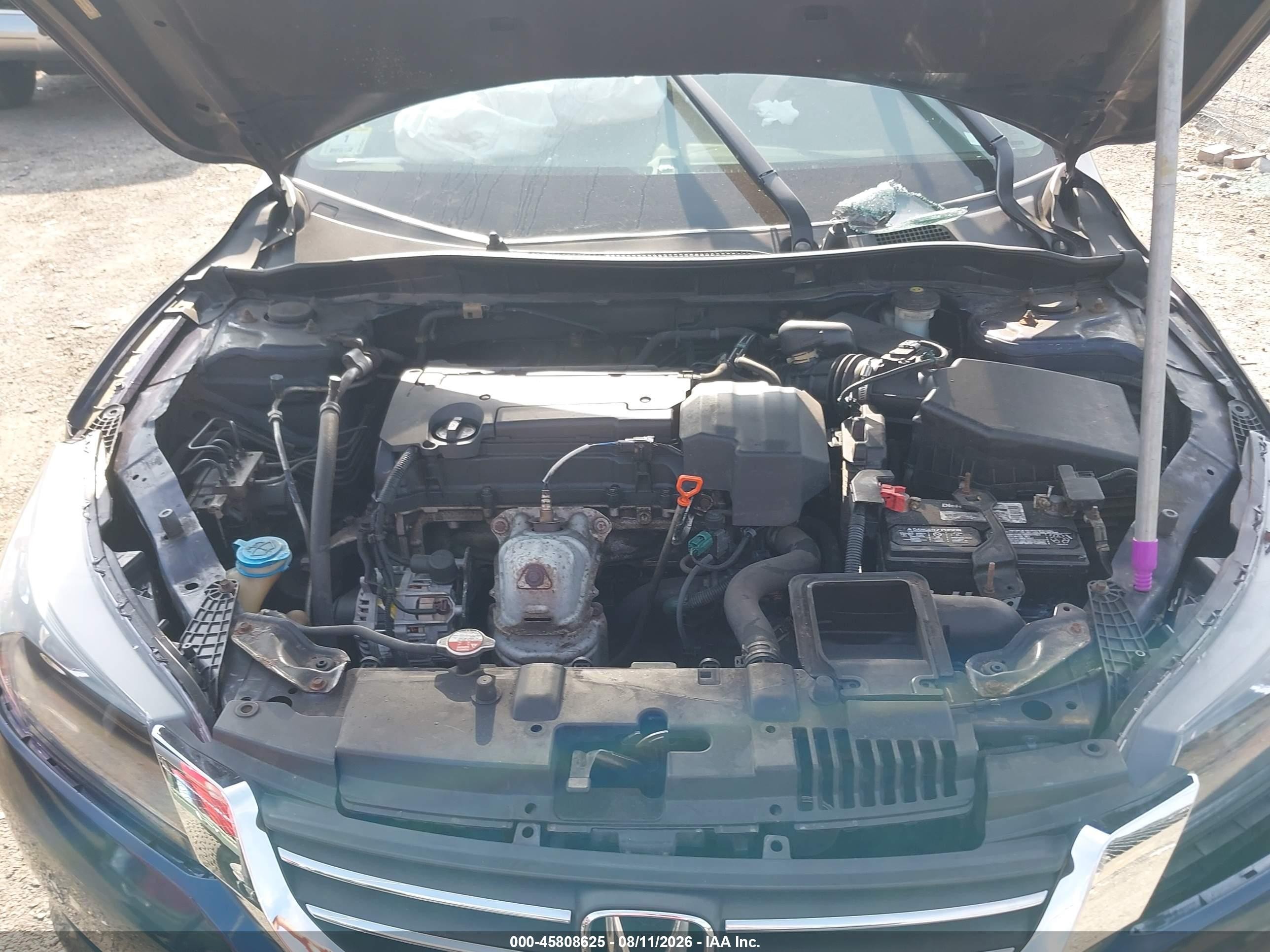 2013 Honda Accord Lx Blue vin: 1HGCR2F35DA192078