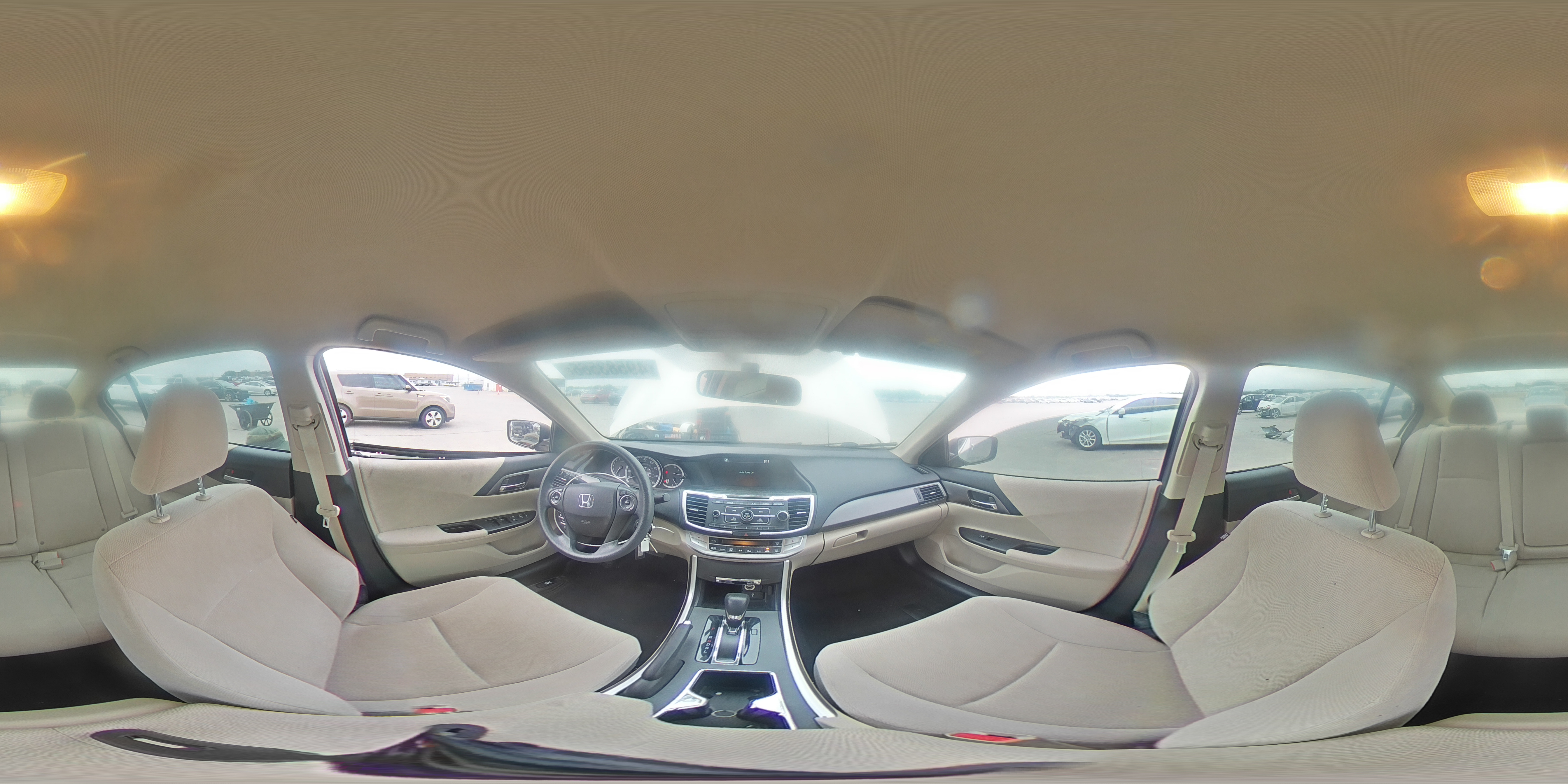2013 Honda Accord Lx Tan vin: 1HGCR2F35DA199483