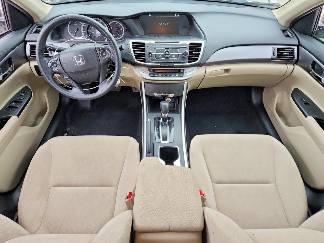 2013 Honda Accord Lx Tan vin: 1HGCR2F35DA199483