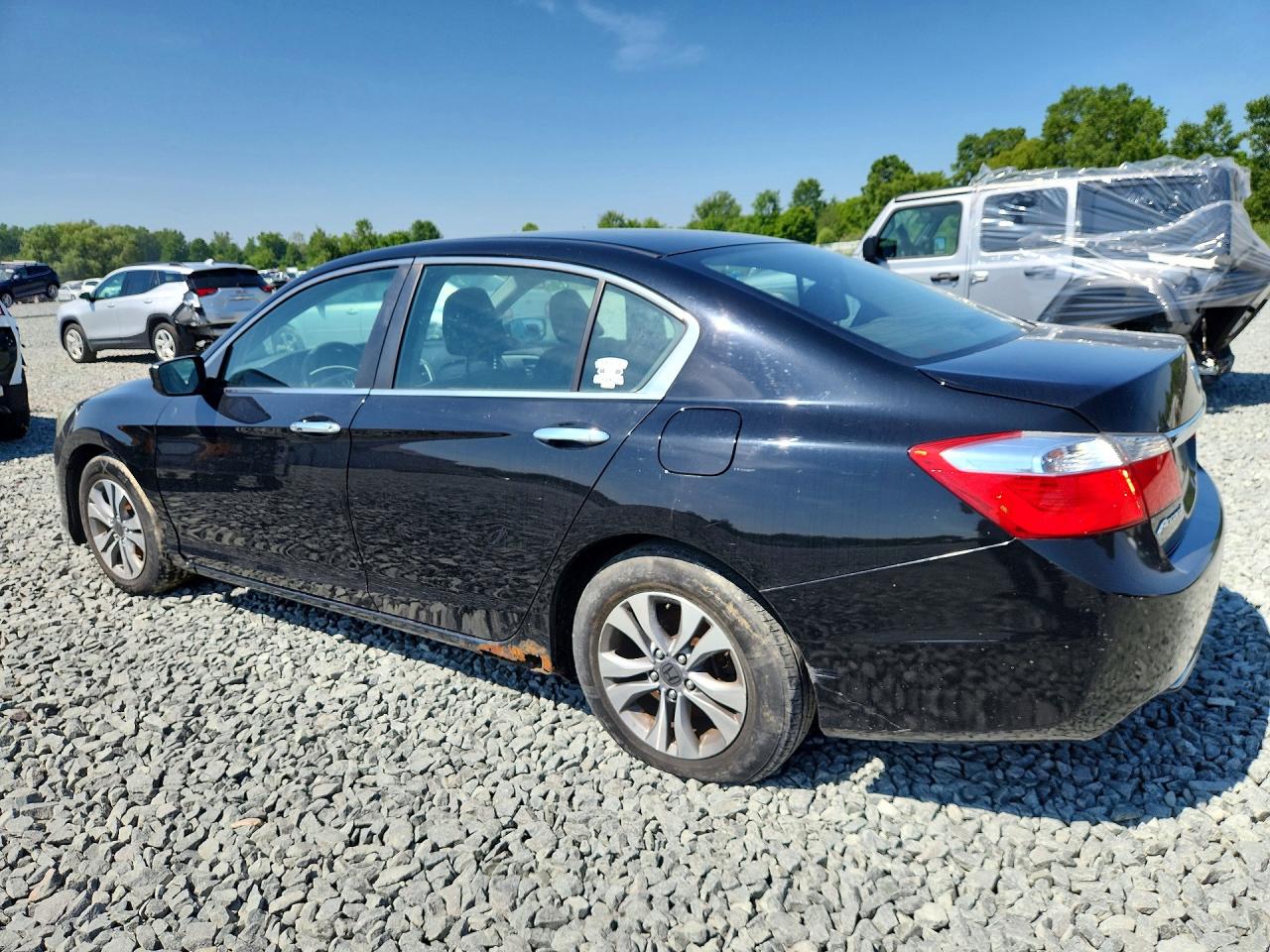2013 Honda Accord Lx Black vin: 1HGCR2F35DA229985