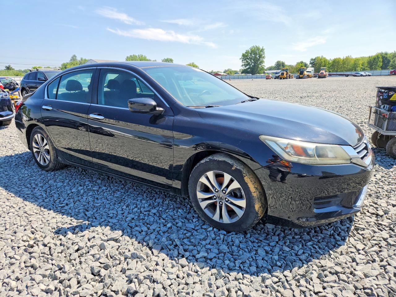 2013 Honda Accord Lx Black vin: 1HGCR2F35DA229985