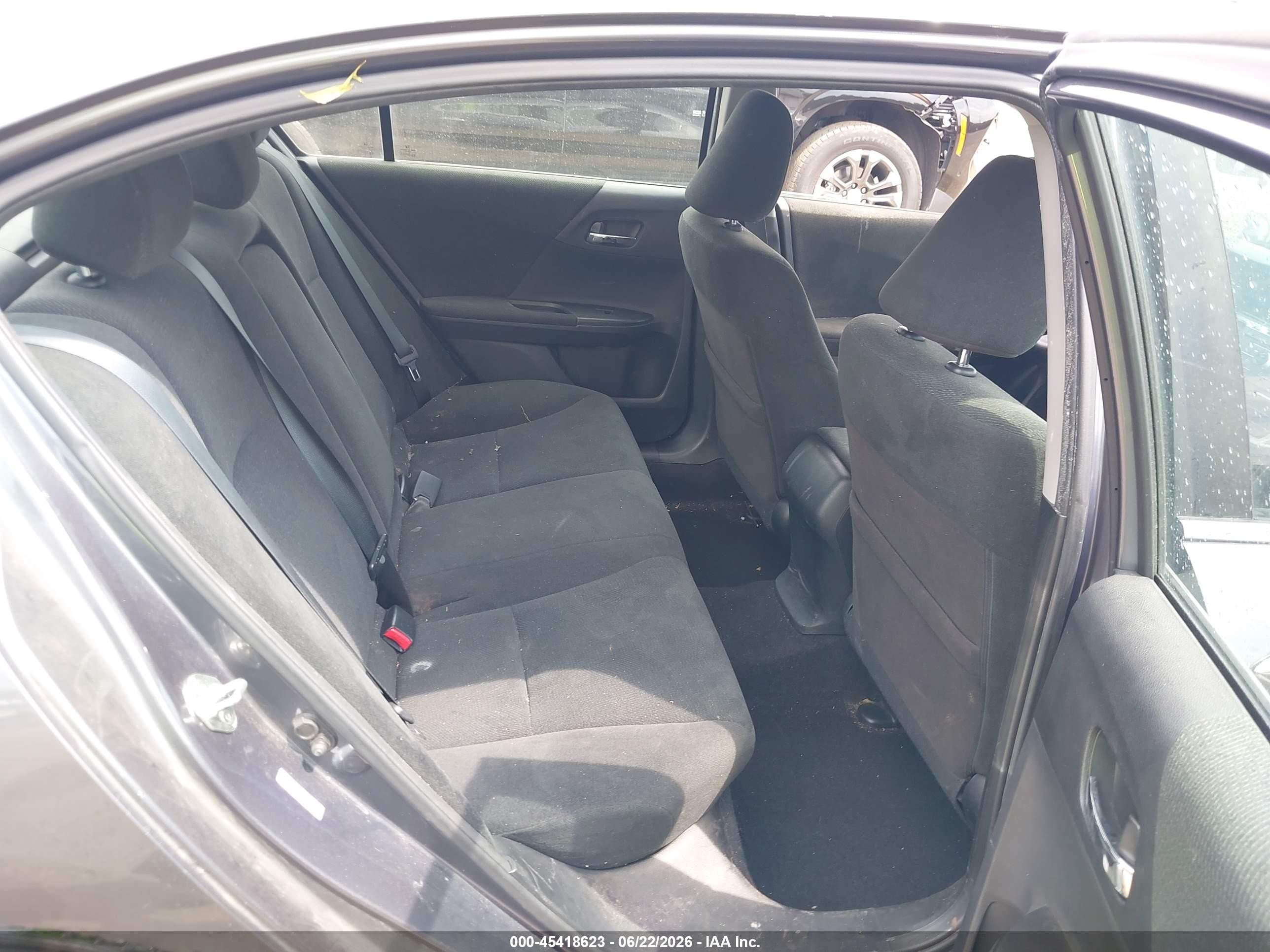 2013 Honda Accord Lx Gray vin: 1HGCR2F35DA230148