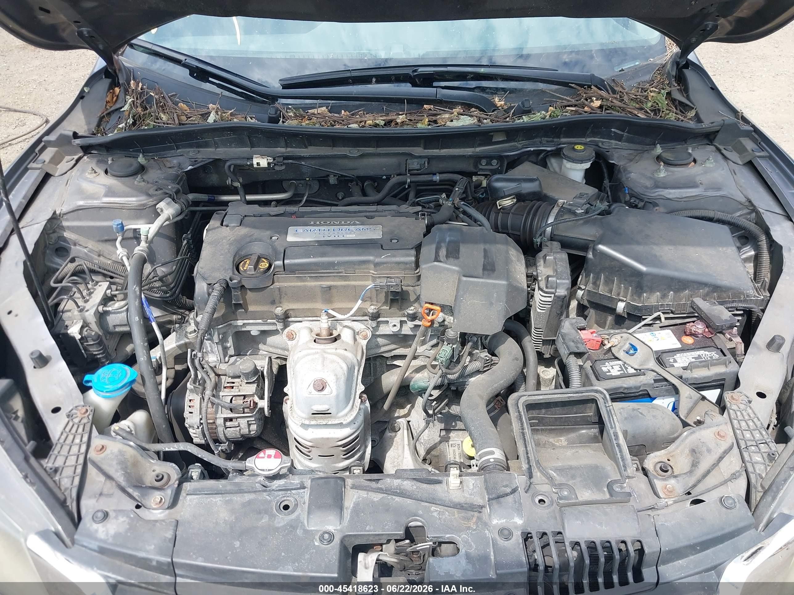 2013 Honda Accord Lx Gray vin: 1HGCR2F35DA230148