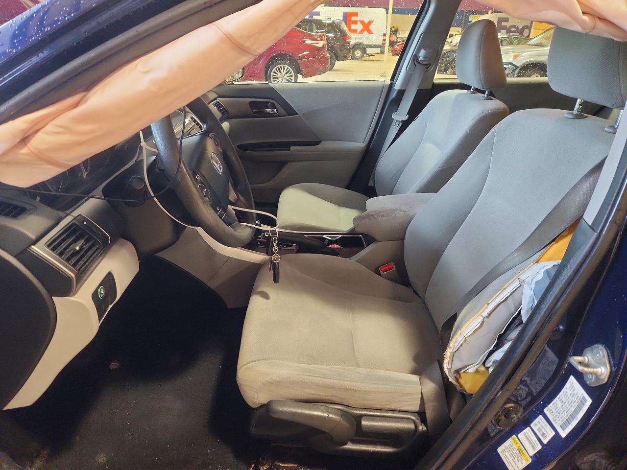 2013 Honda Accord Lx Blue vin: 1HGCR2F35DA235737
