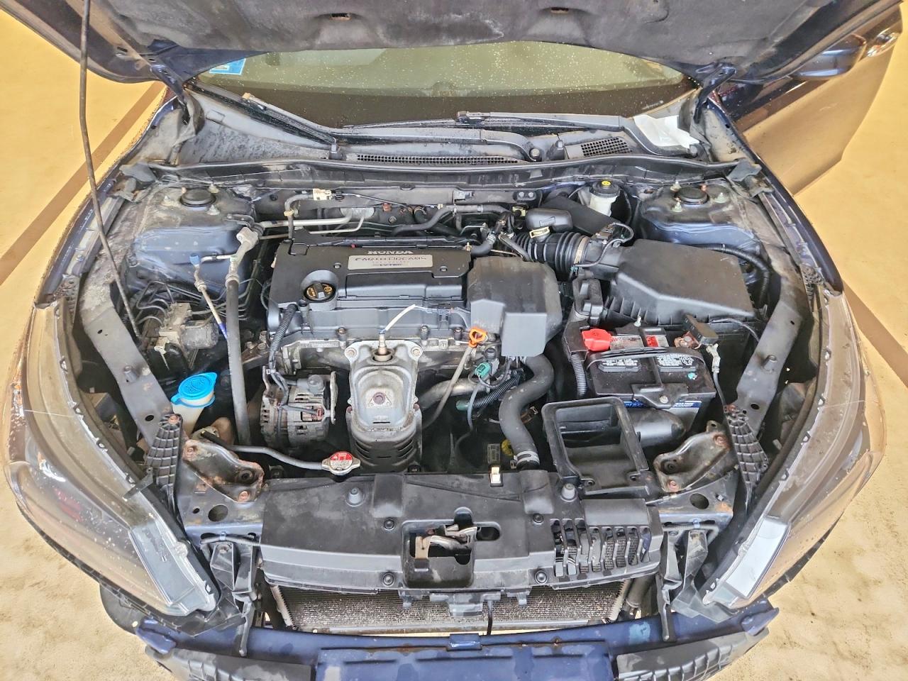 2013 Honda Accord Lx Blue vin: 1HGCR2F35DA235737