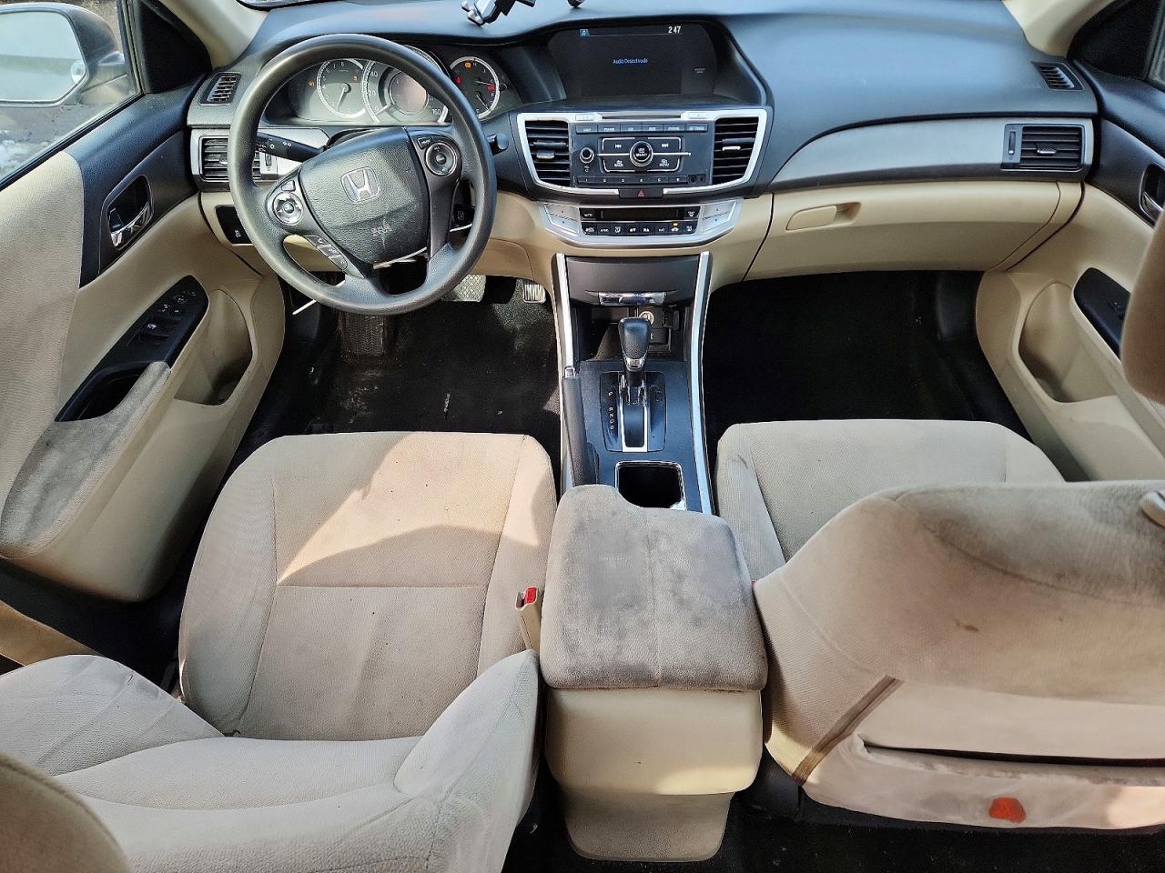 2013 Honda Accord Lx Beige vin: 1HGCR2F35DA238511