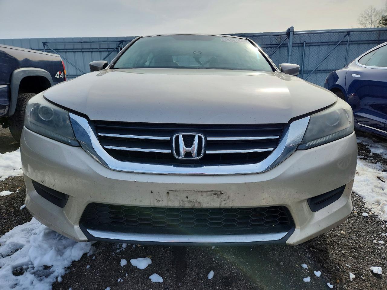 2013 Honda Accord Lx Beige vin: 1HGCR2F35DA238511